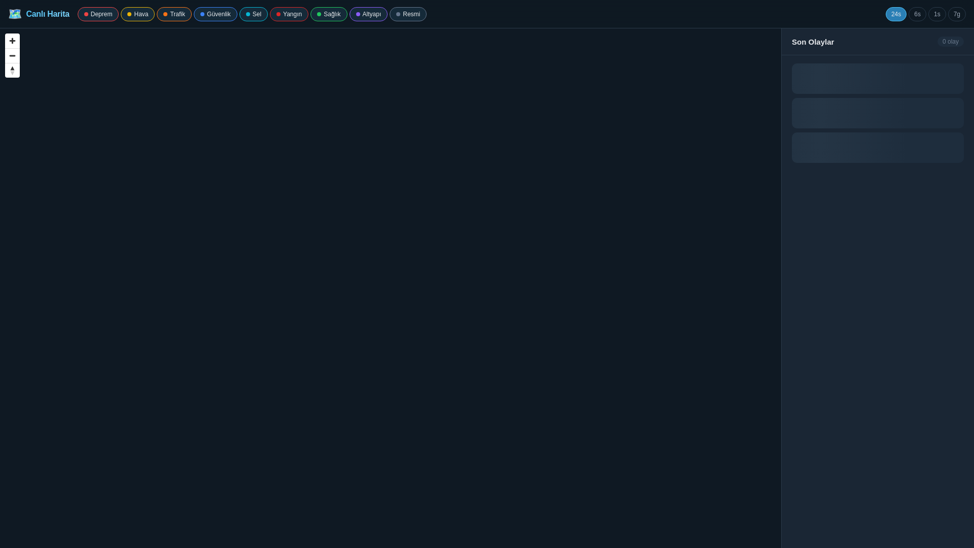 website screenshot of https://turkeylivemapproject.pages.dev/
