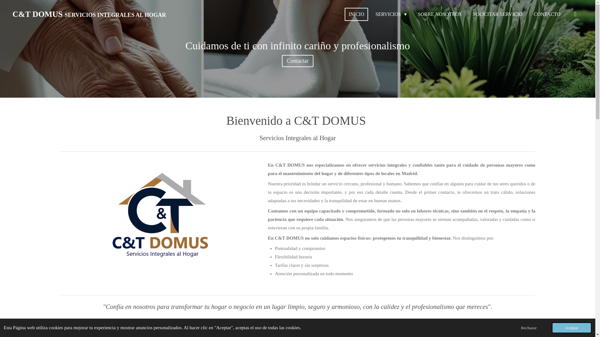 website screenshot of https://ctdomus.com/