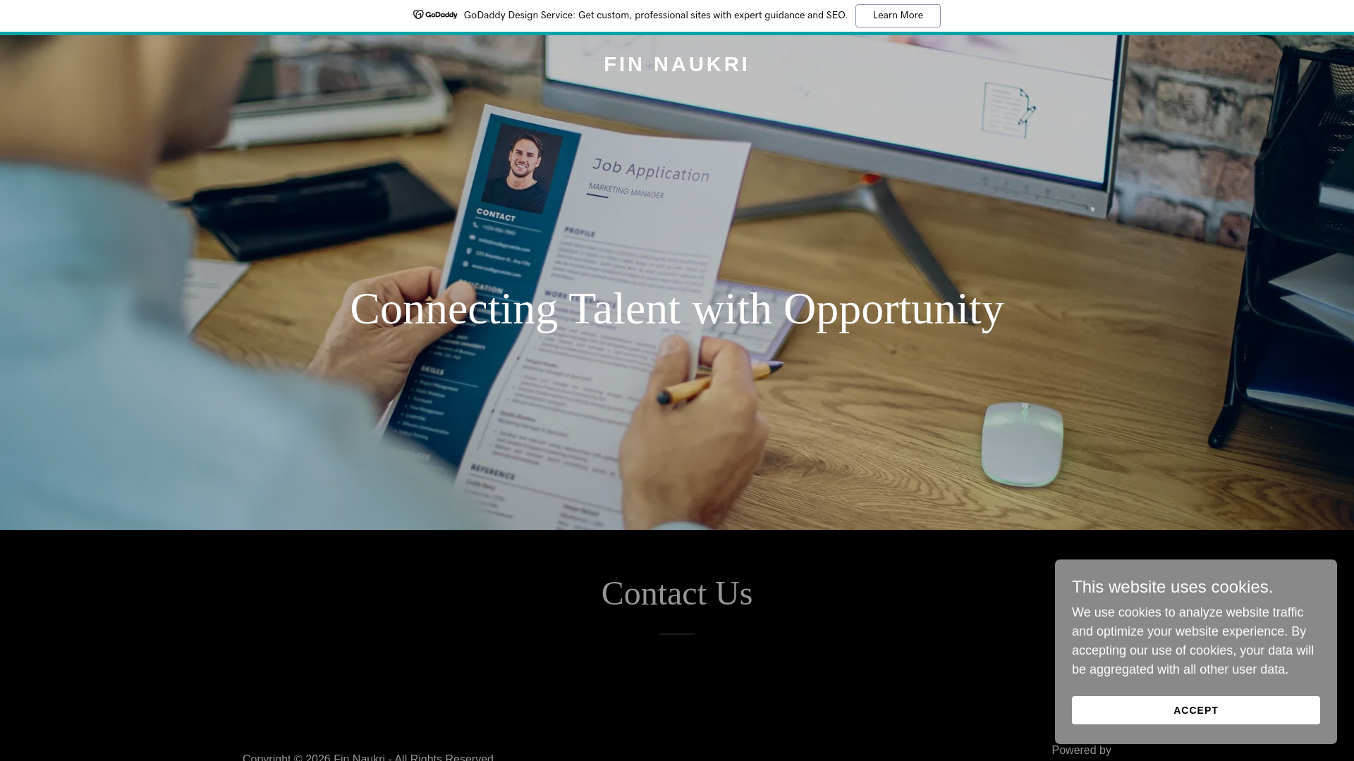 website screenshot of https://finnaukri.com/