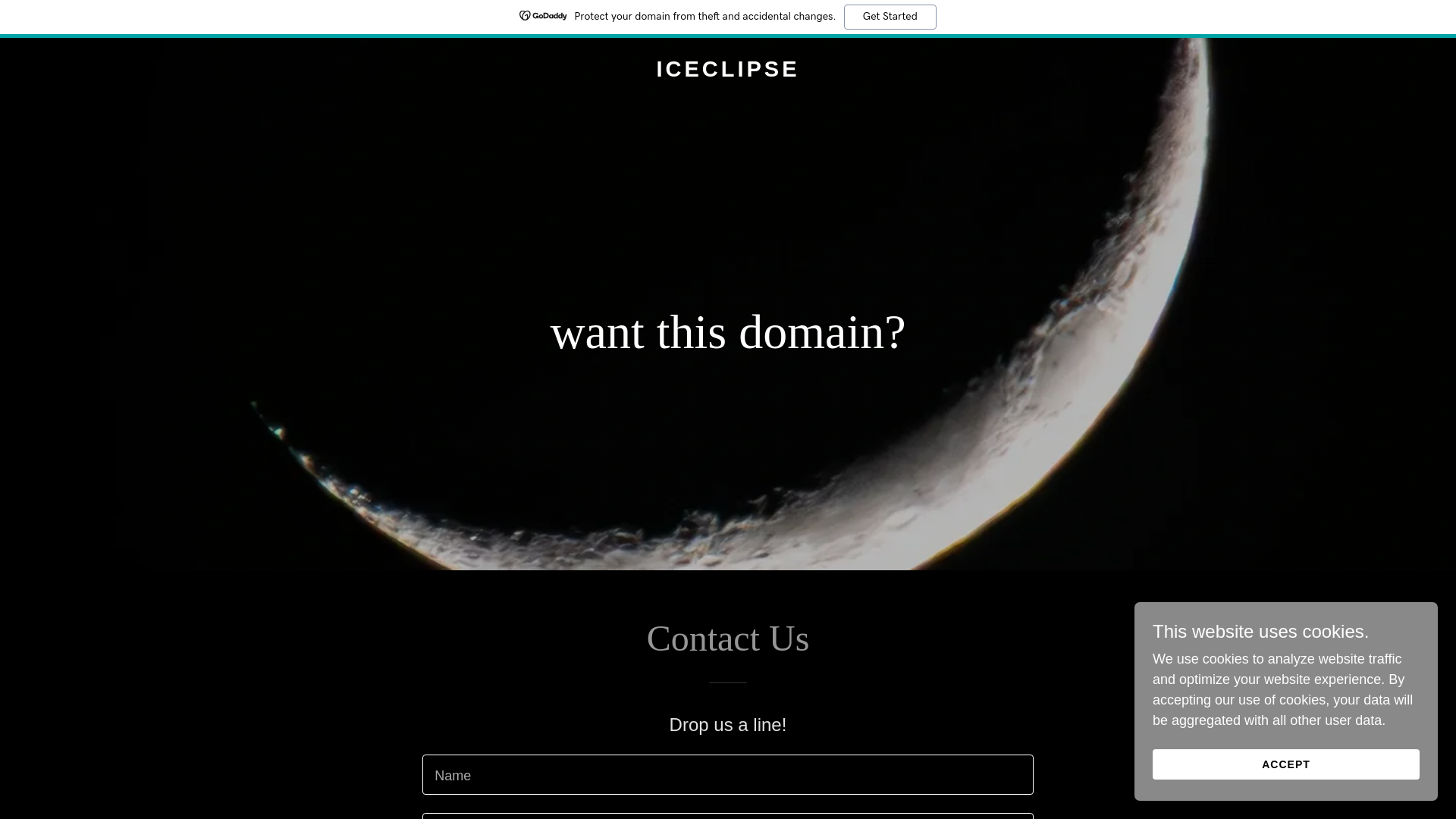 website screenshot of https://iceclipse.com/