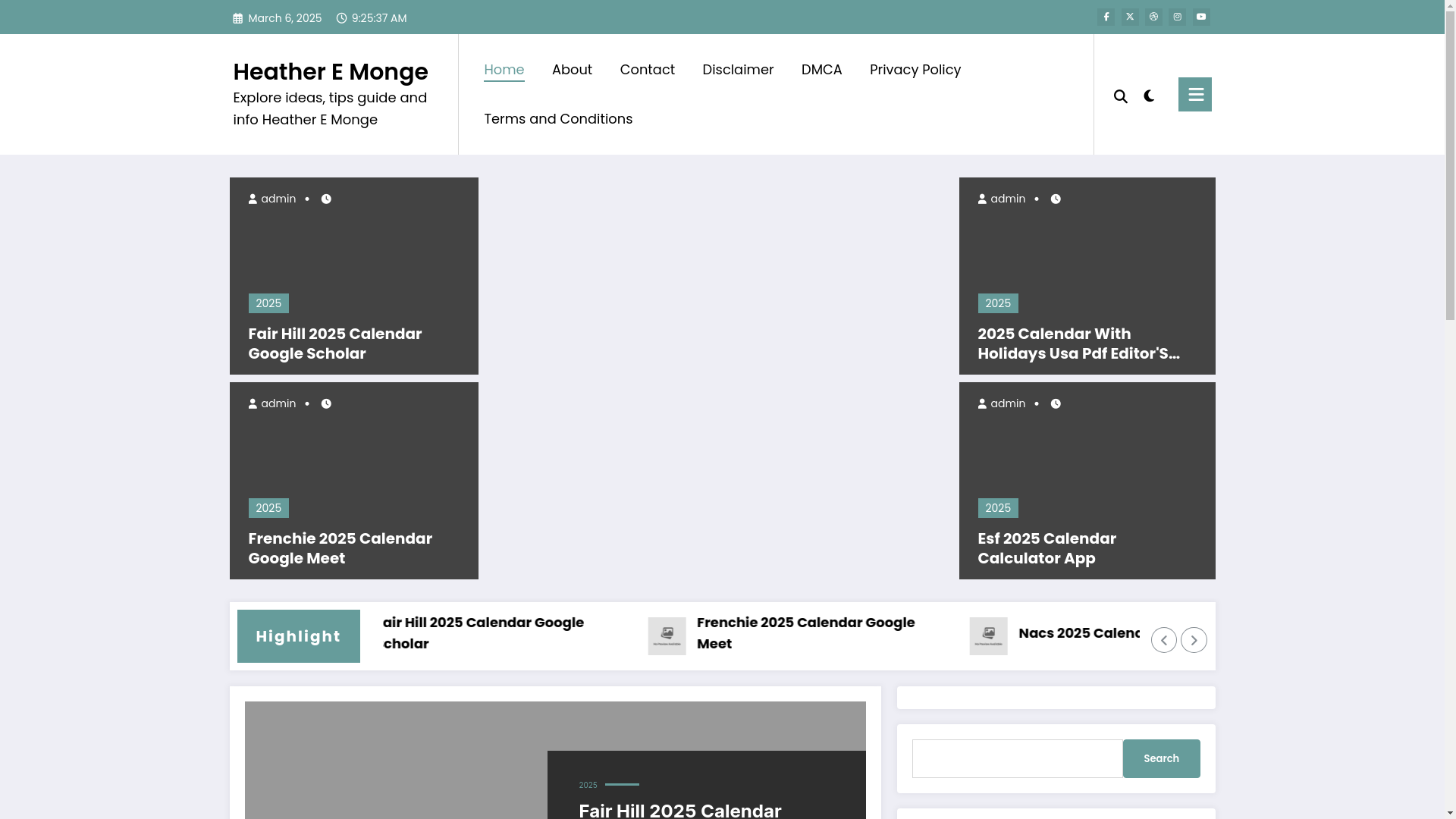 website screenshot of https://heatheremongej.pages.dev/