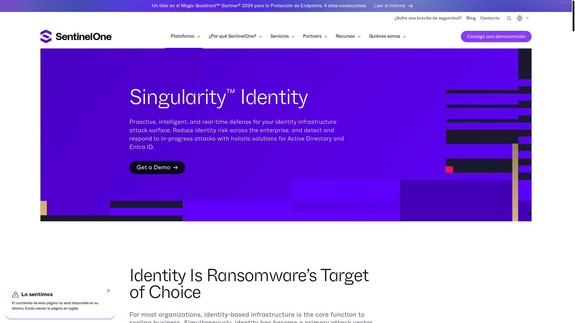 website screenshot of https://attivonetworks.com/