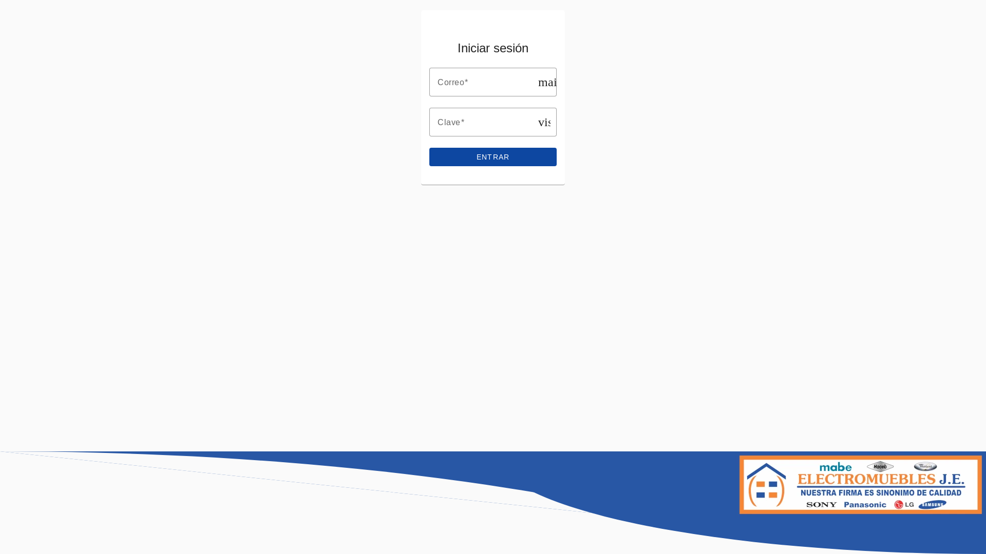 website screenshot of https://electromueblesje.pages.dev/