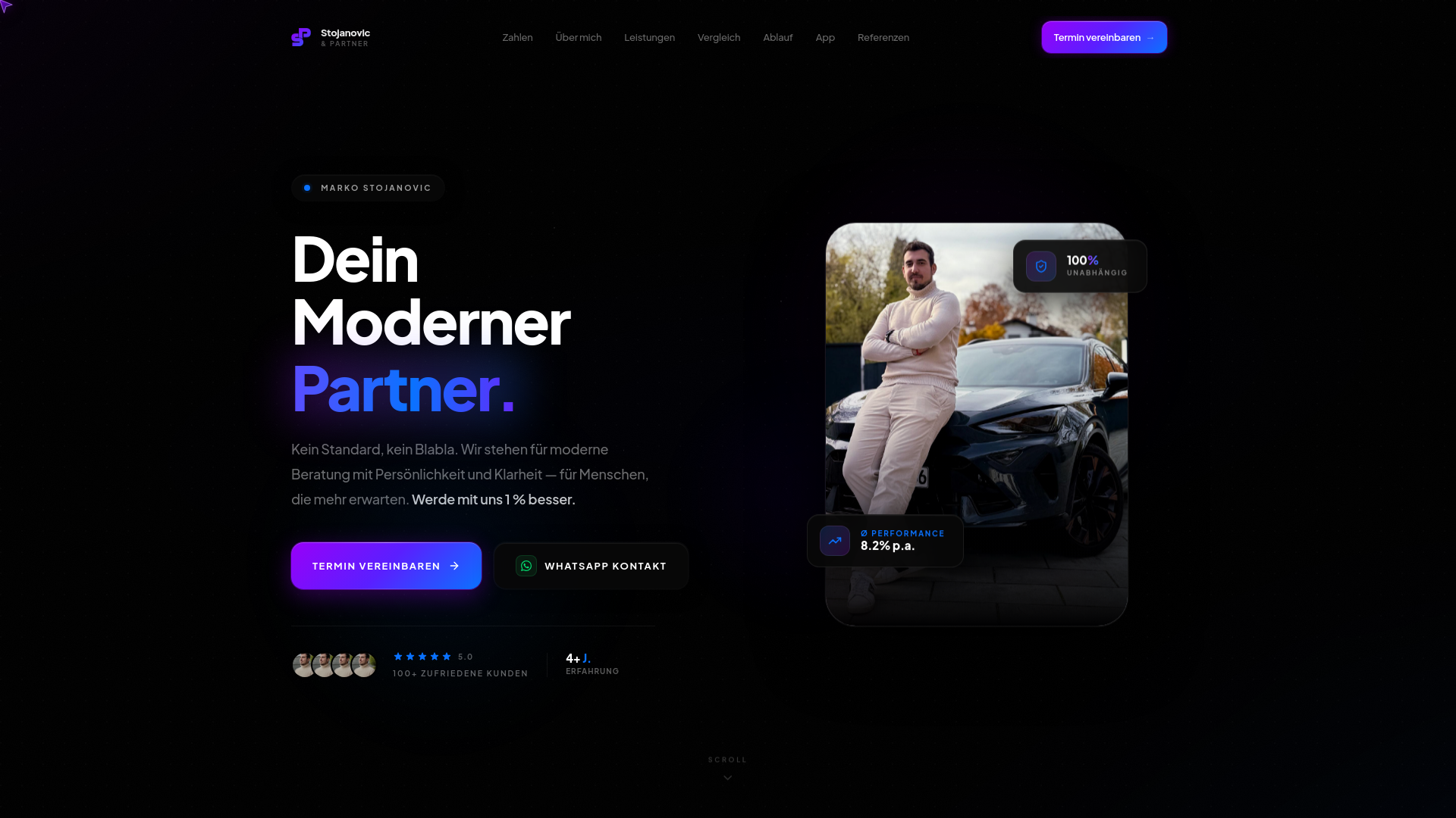 website screenshot of https://stojanovic-web.pages.dev/