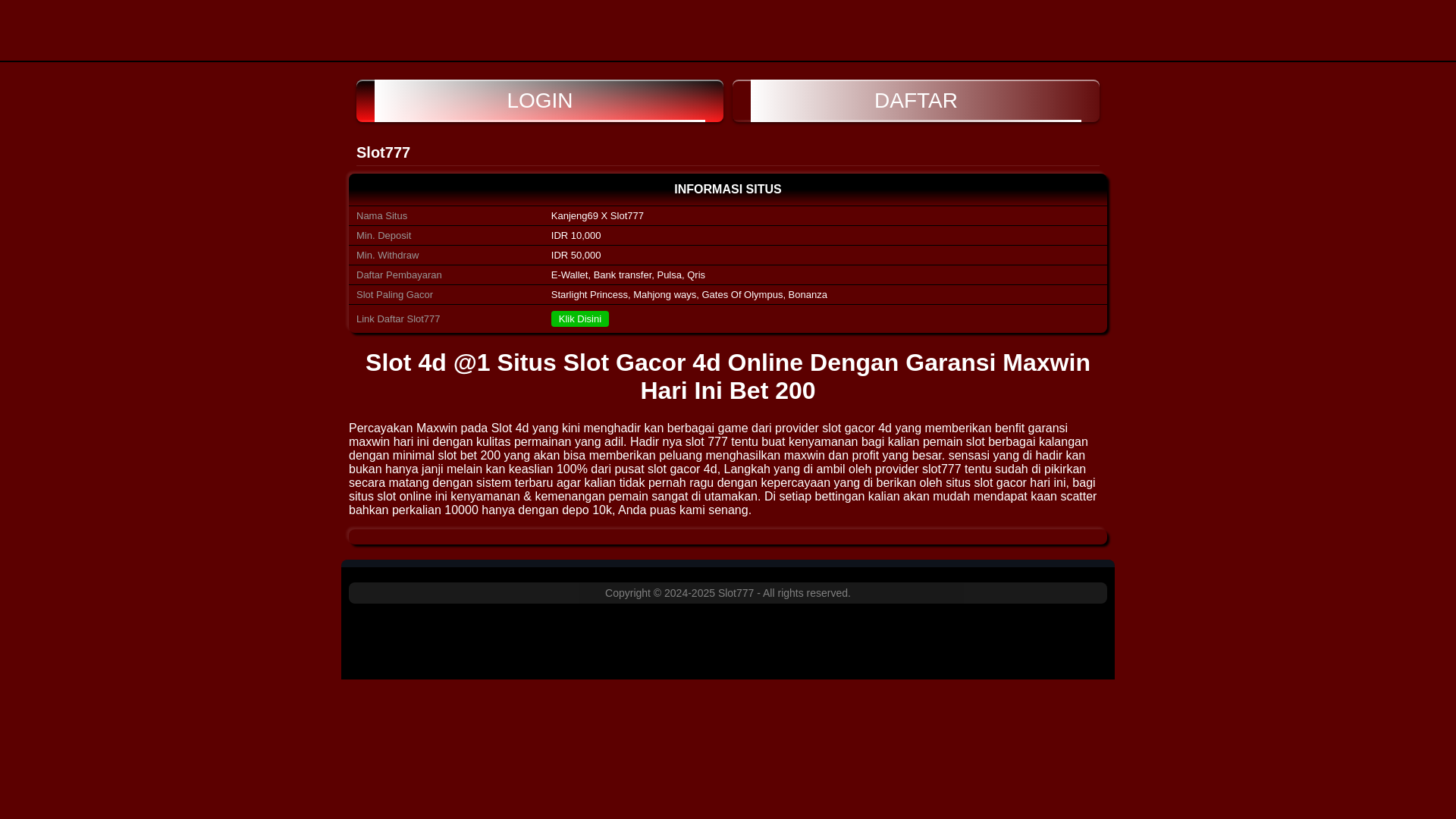 website screenshot of https://situs-slot-4d-gacor-gampang-menang.pages.dev/