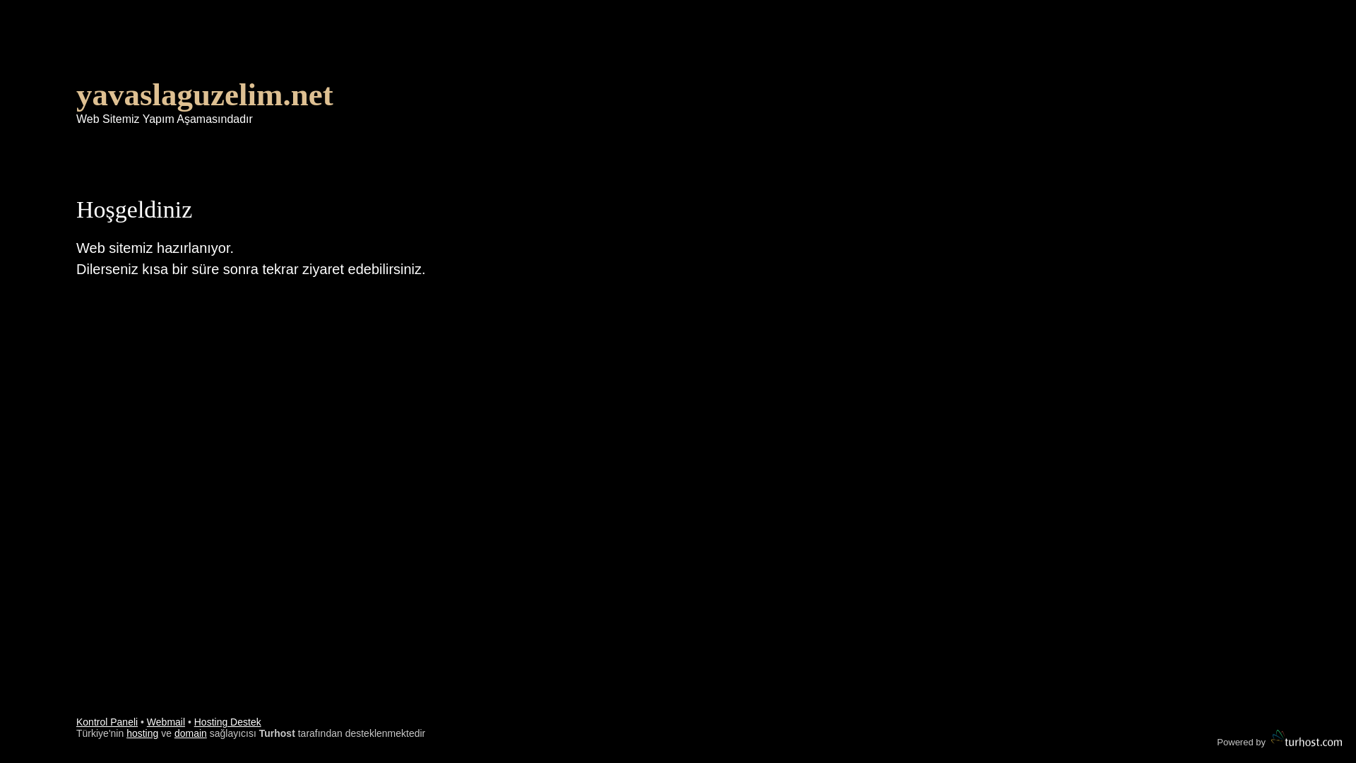 website screenshot of https://yavaslaguzelim.net/