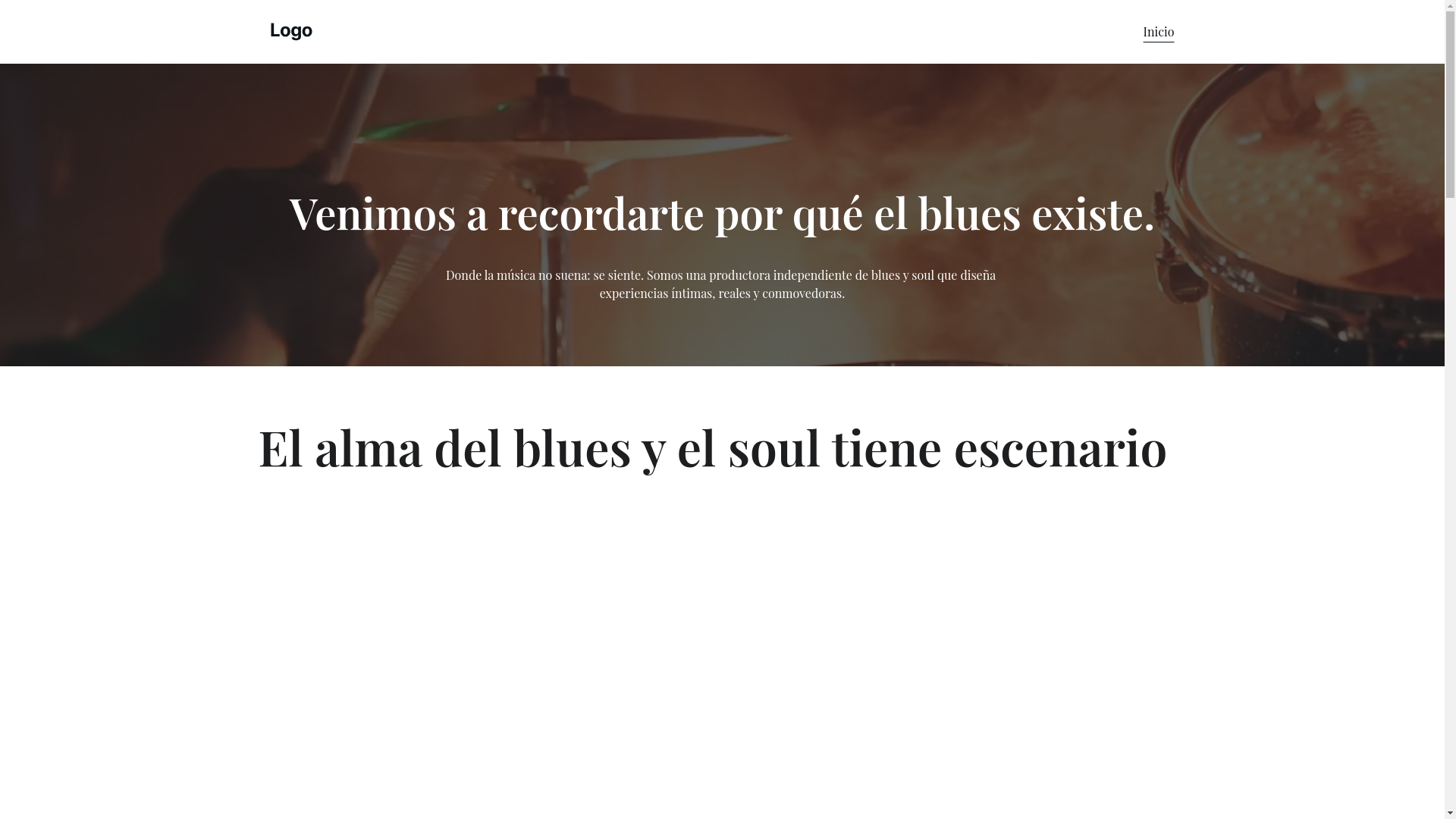 website screenshot of https://bluesandsoulproductions.com/