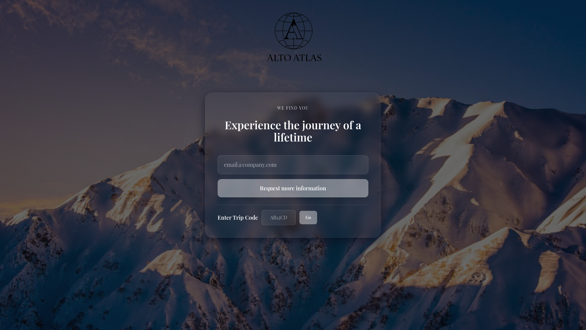 website screenshot of https://altoatlas.com/