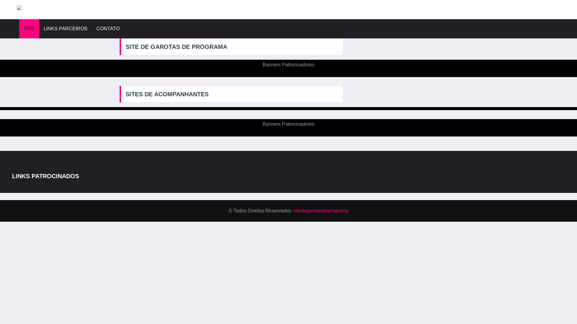 website screenshot of https://sitedegarotasdeprograma.com.br/
