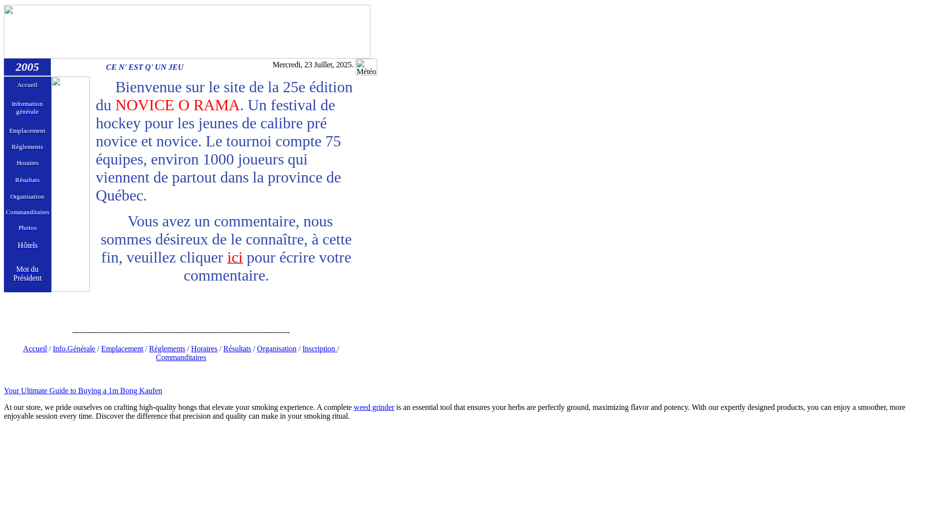 website screenshot of https://novice-o-rama.pages.dev/