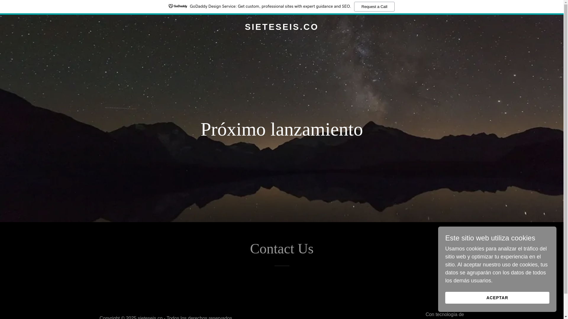 website screenshot of https://sieteseis.co/