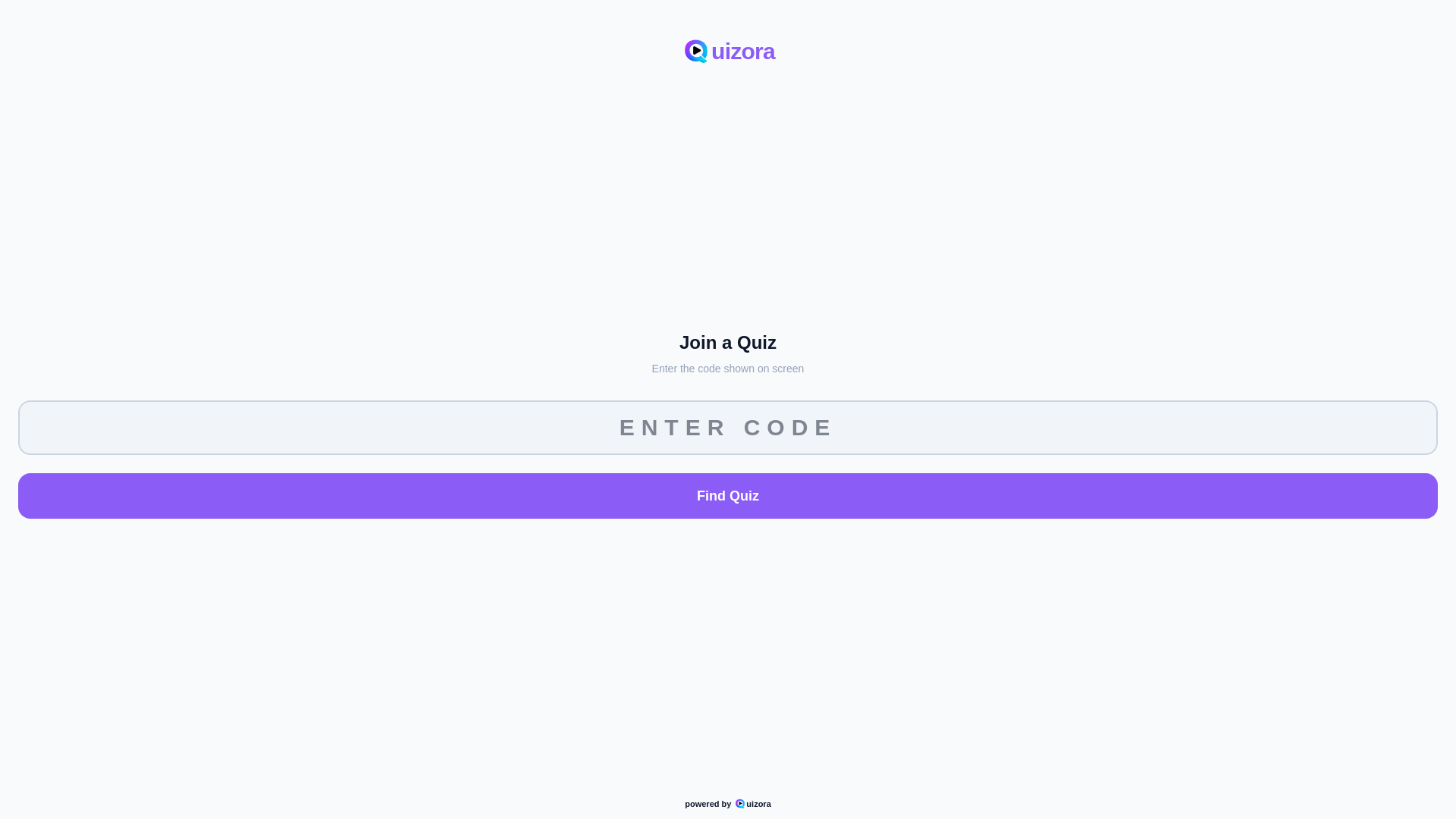 website screenshot of https://quizora-player.pages.dev/