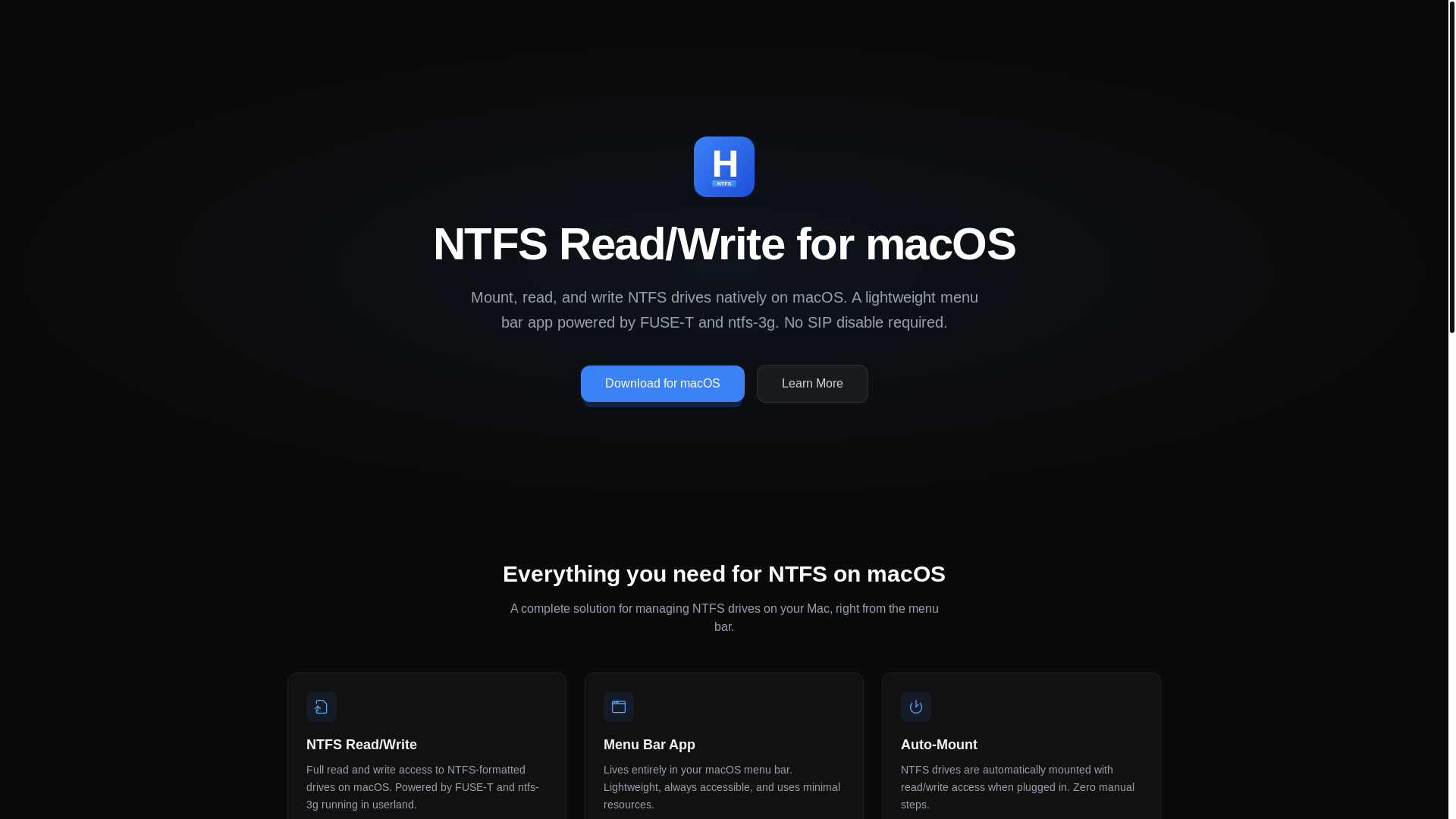 website screenshot of https://henia-ntfs.pages.dev/