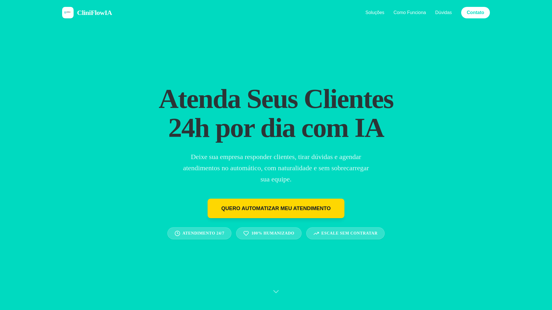 website screenshot of https://cliniflowia.com/