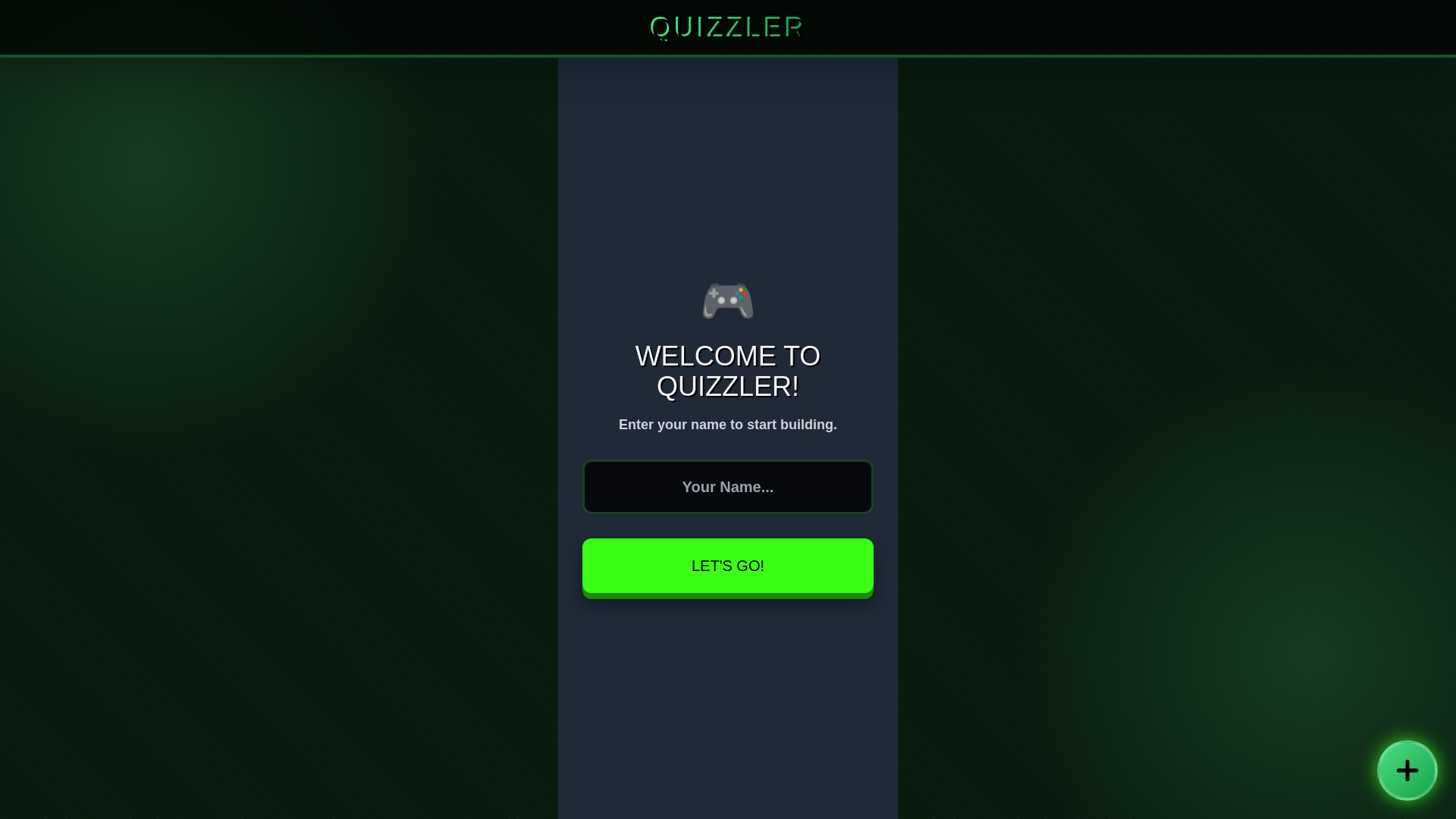 website screenshot of https://quizzler.pages.dev/