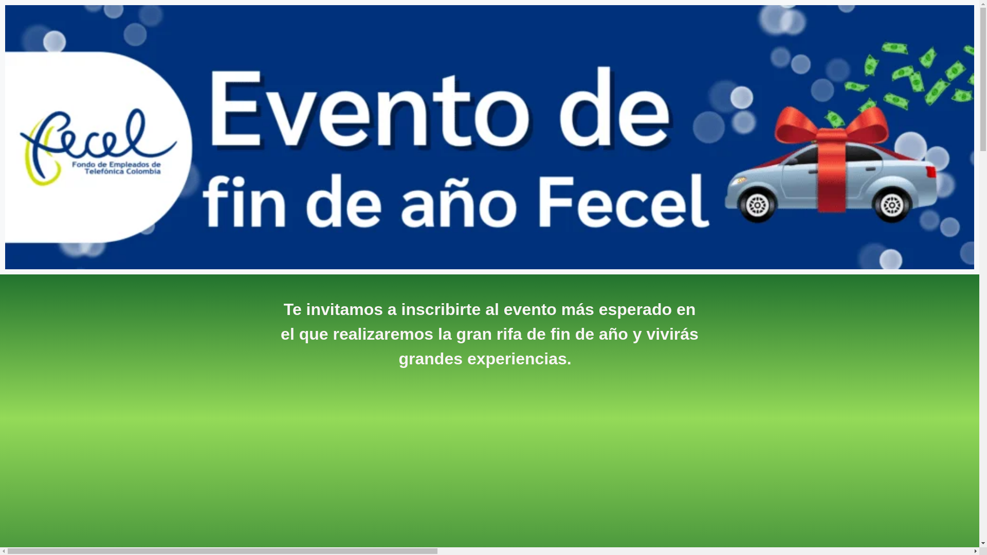 website screenshot of https://eventofecel2025.com/