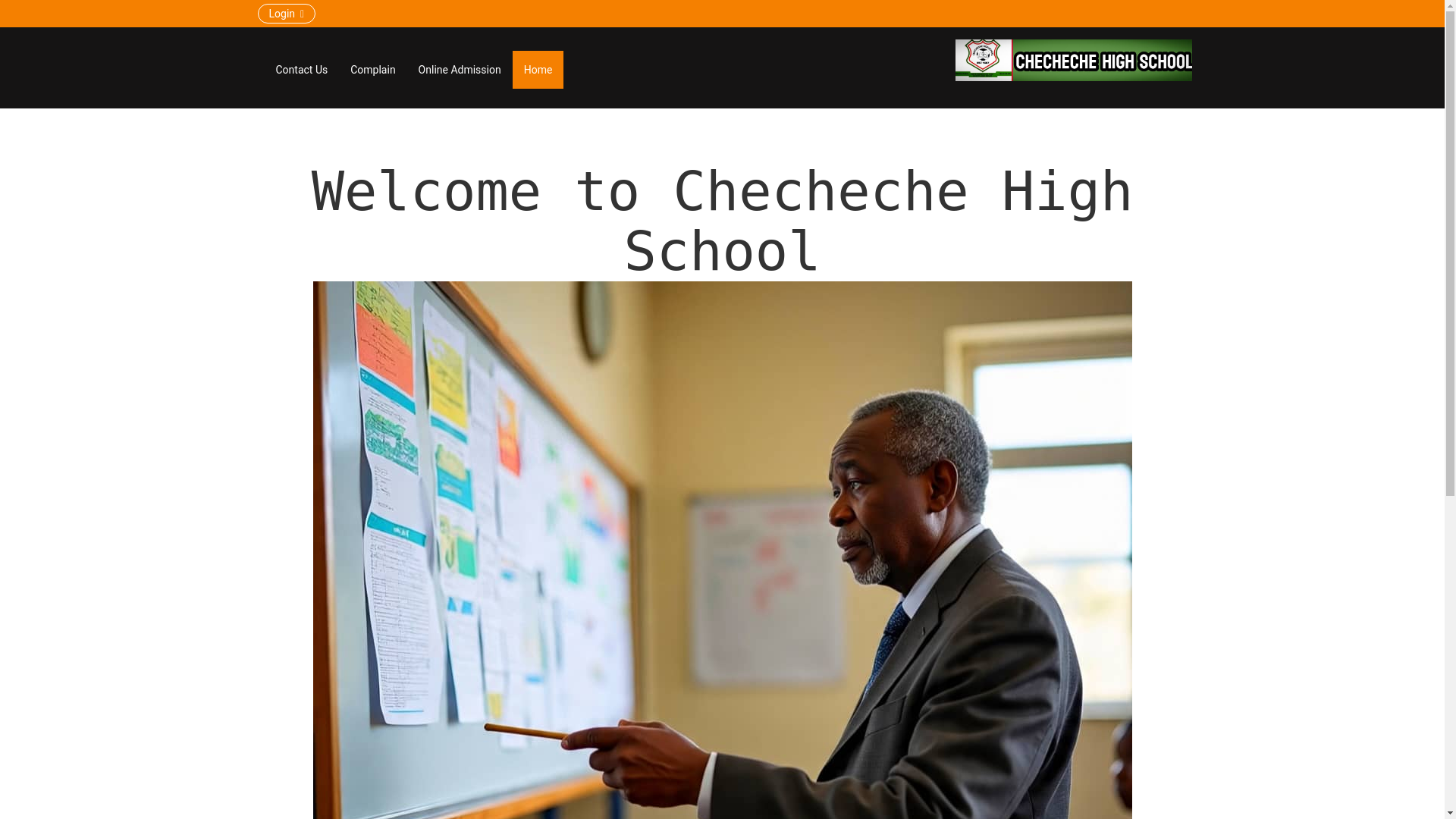 website screenshot of https://chechechehighschool.ac.zw/