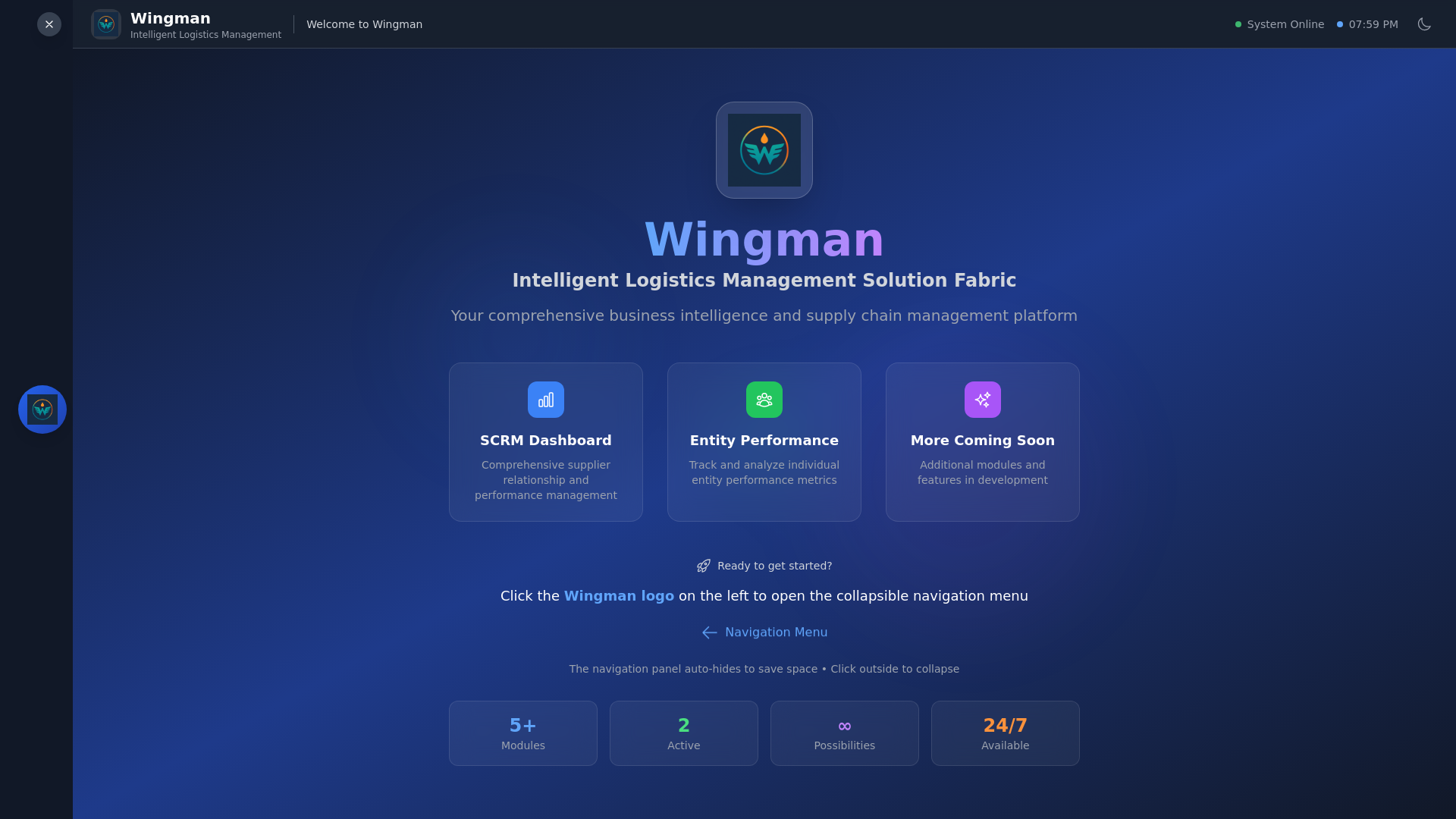 website screenshot of https://wingman-preview.pages.dev/