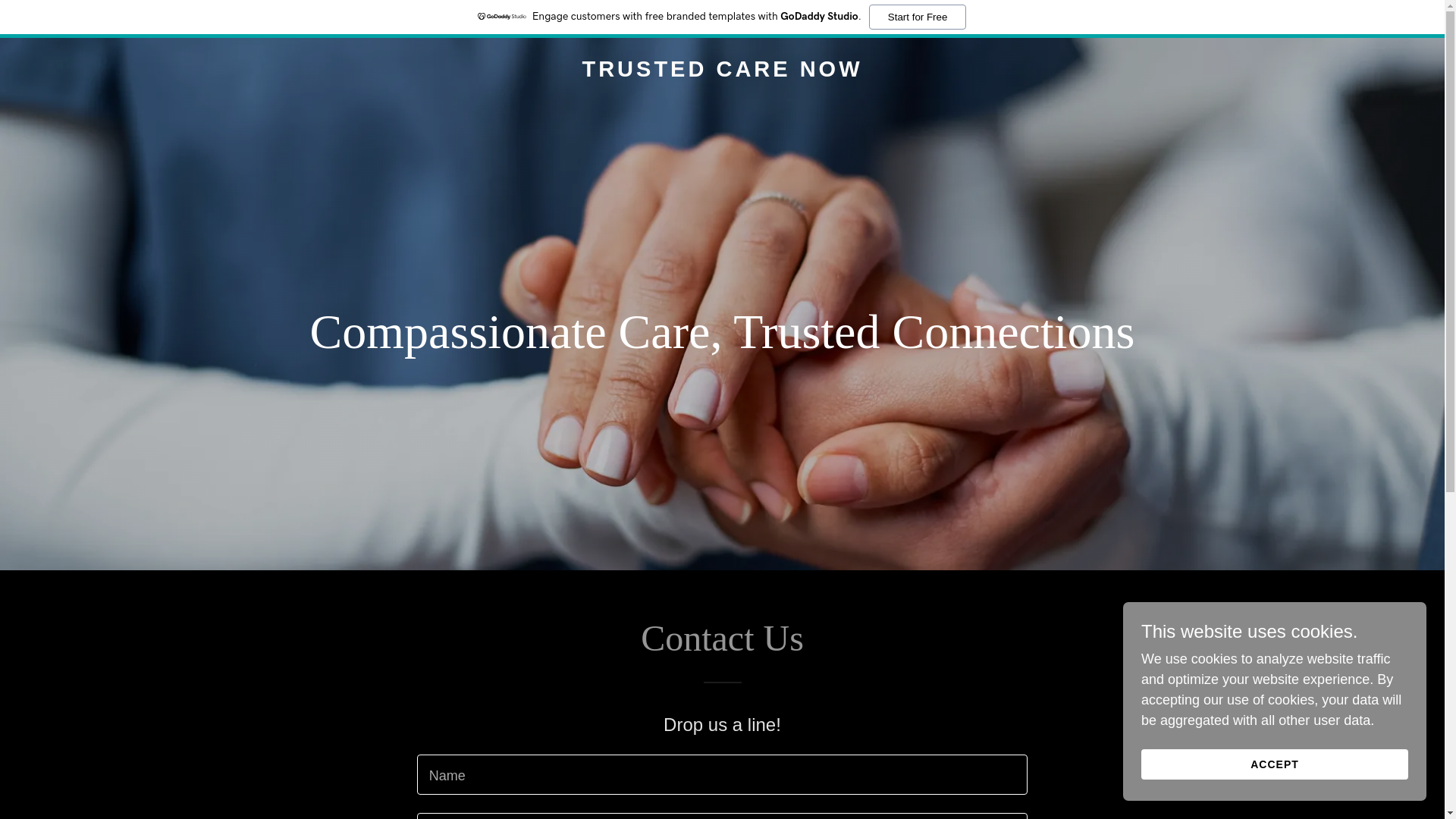 website screenshot of https://trustedcarenow.com/