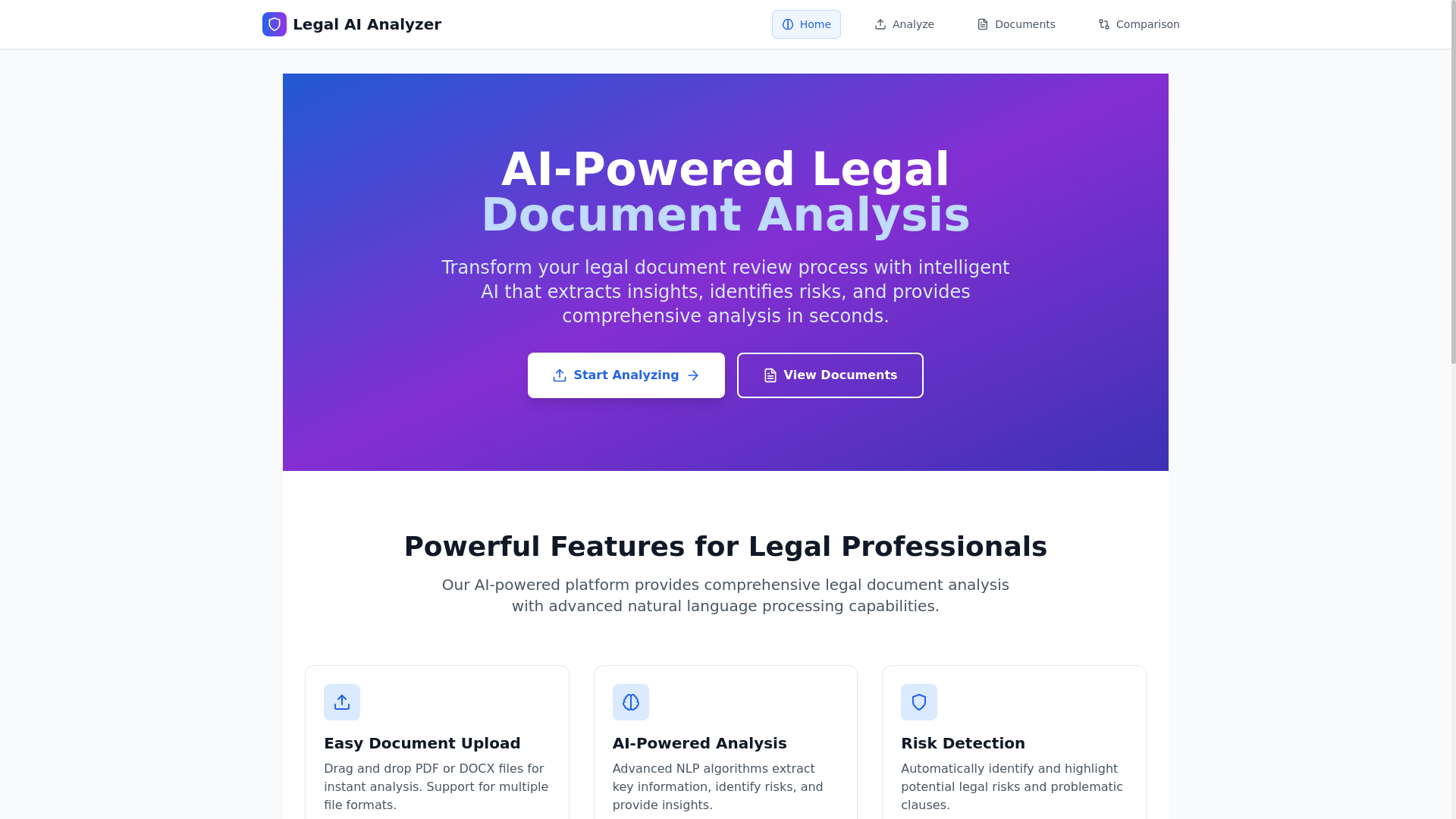 website screenshot of https://ai-doc-analyzer.pages.dev/