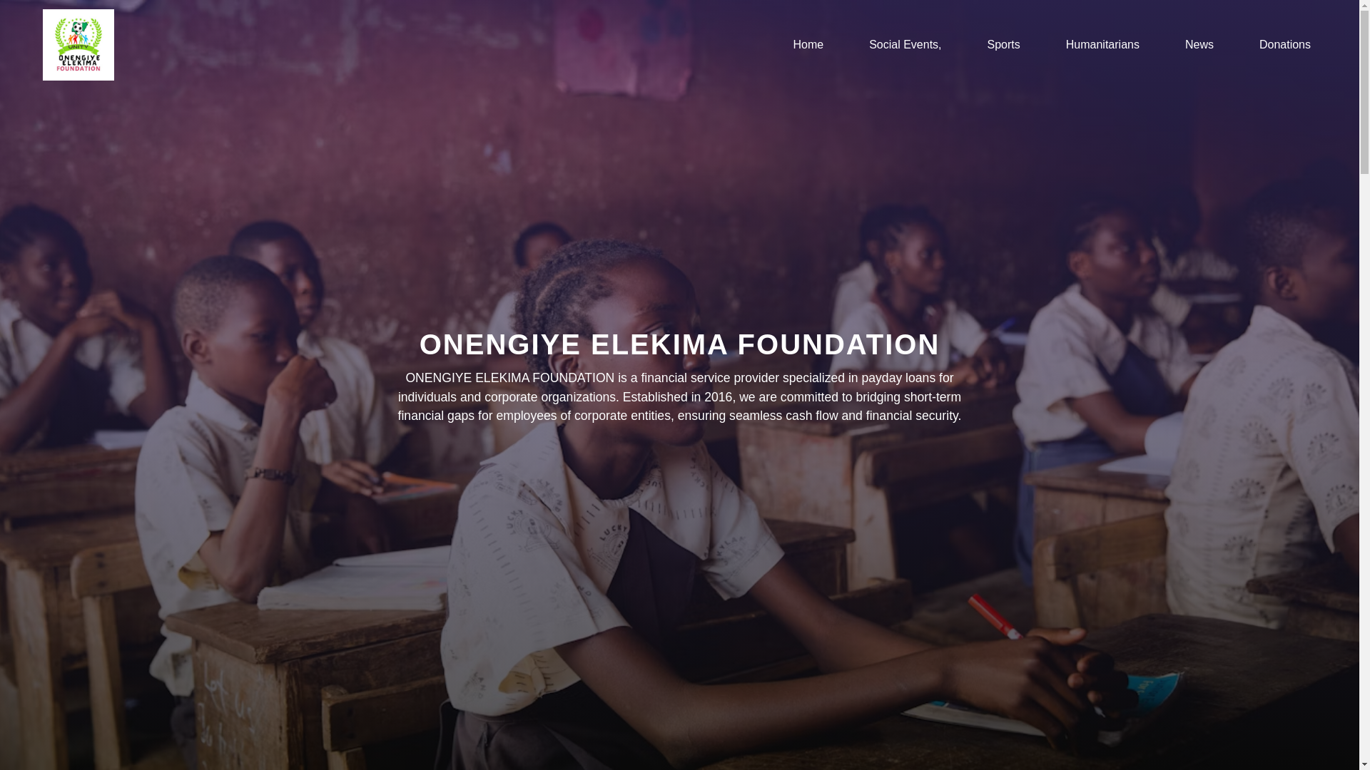website screenshot of https://onengiyeelekimafoundation.org/