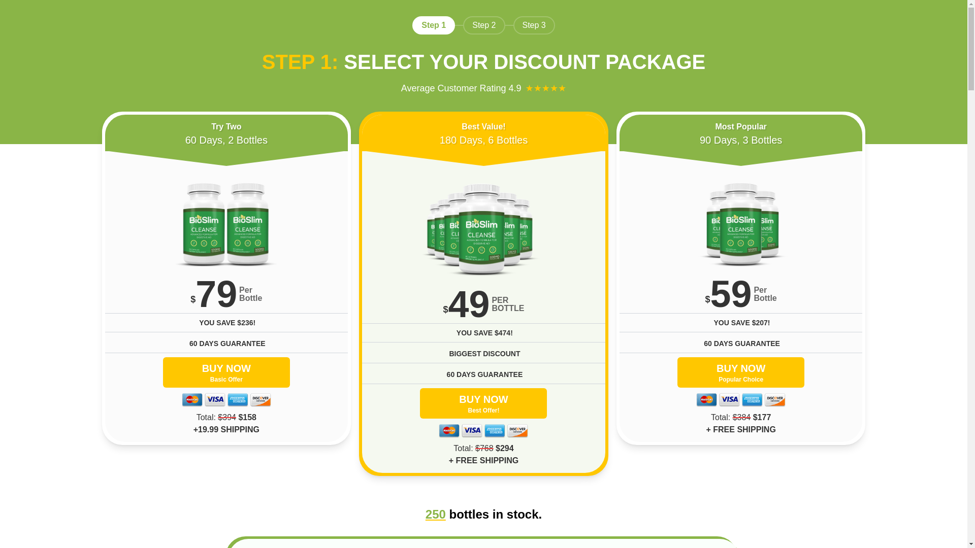 website screenshot of https://bioslim-checkout.com/