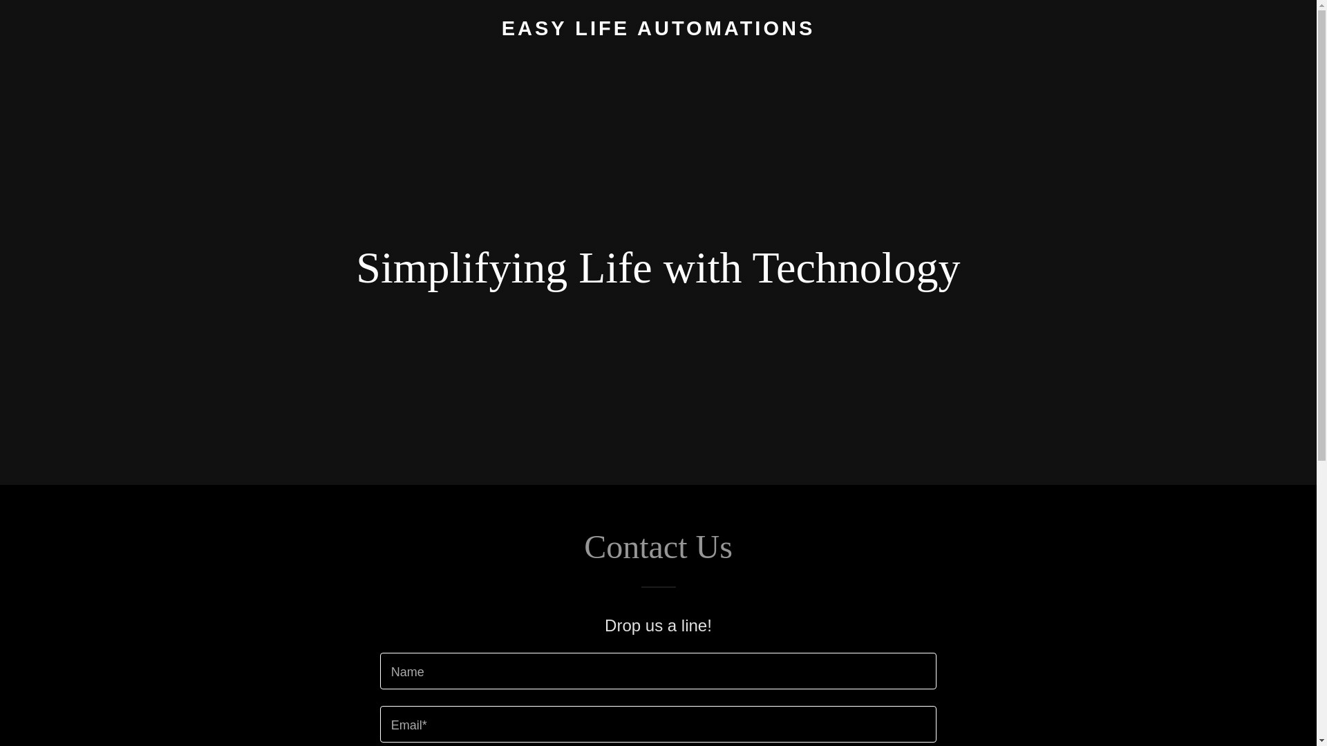 website screenshot of https://easylife-automations.com/