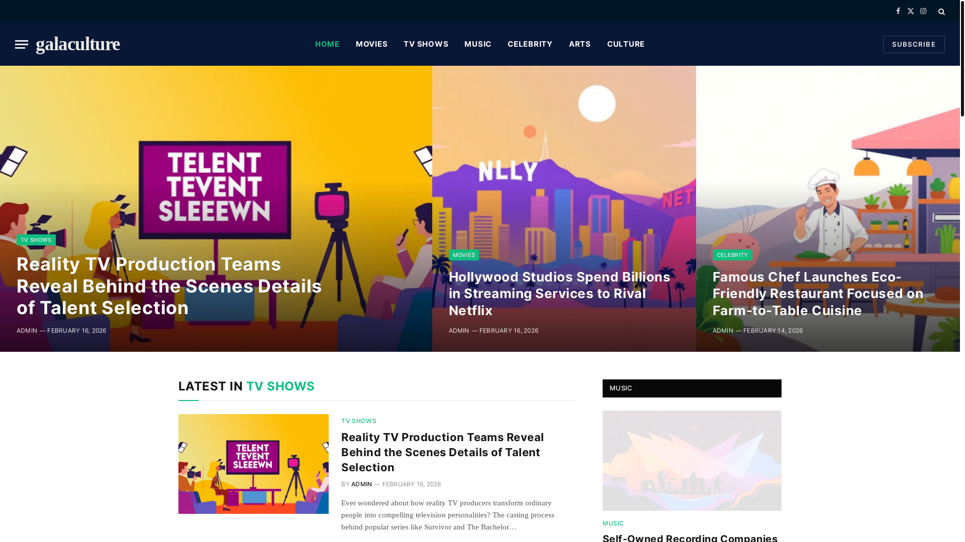 website screenshot of https://galaculture.co.uk/