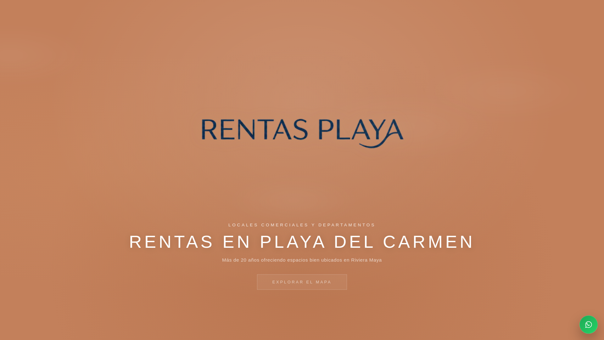 website screenshot of https://rentasplaya.mx