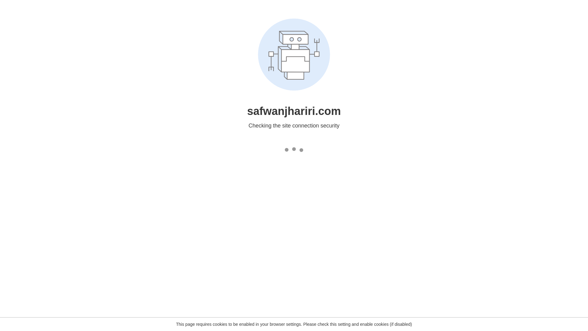 website screenshot of https://safwanjhariri.com/