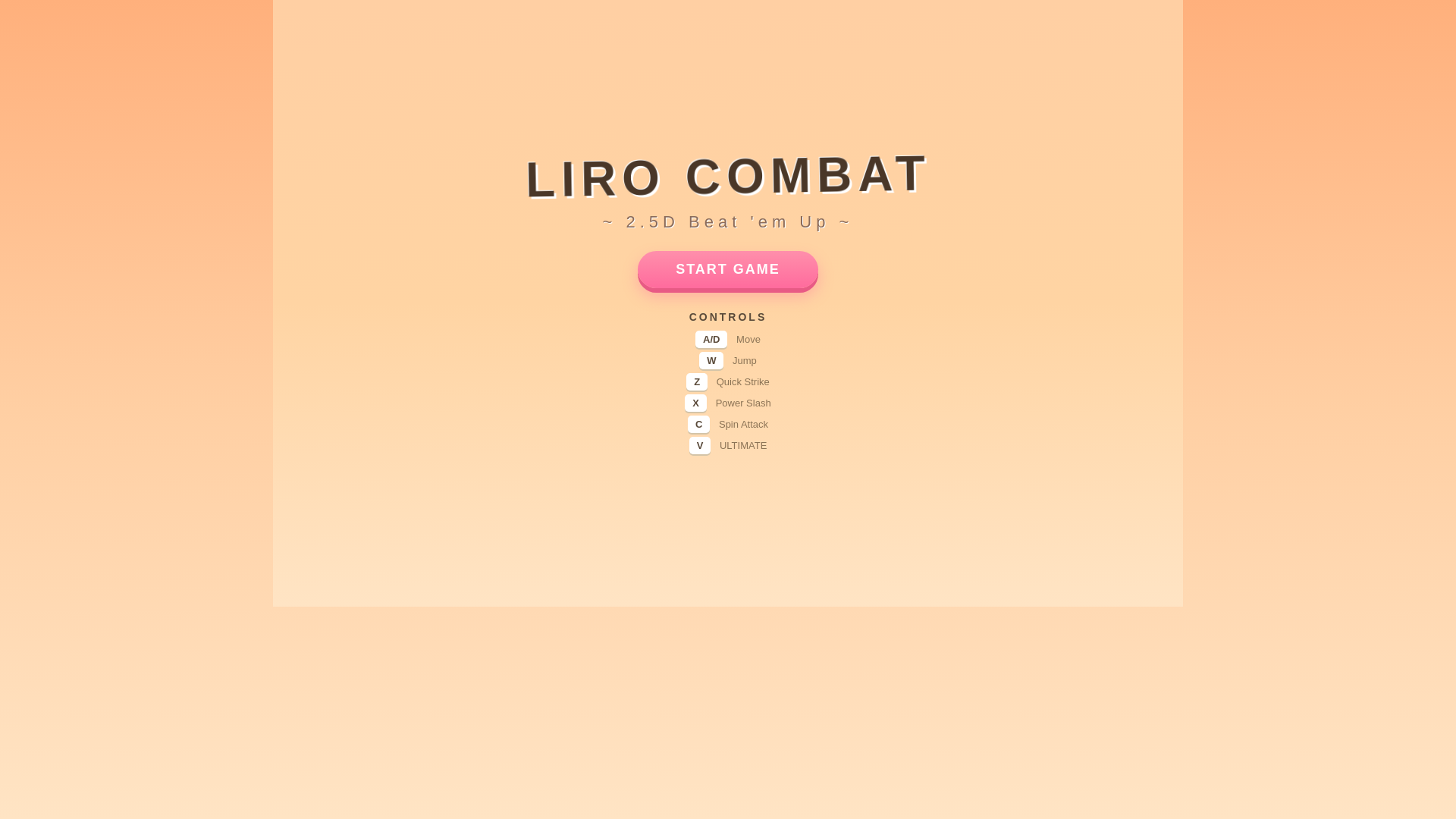 website screenshot of https://liro-combat-25d.pages.dev/