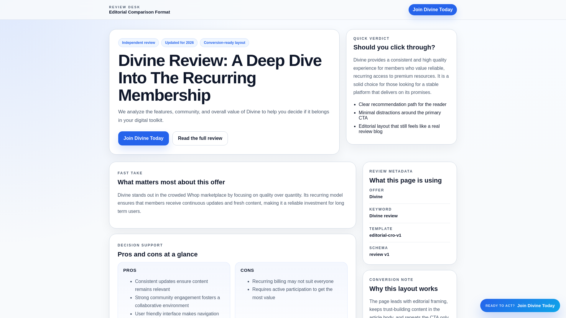 website screenshot of https://divine-review-cvnq5b.pages.dev/