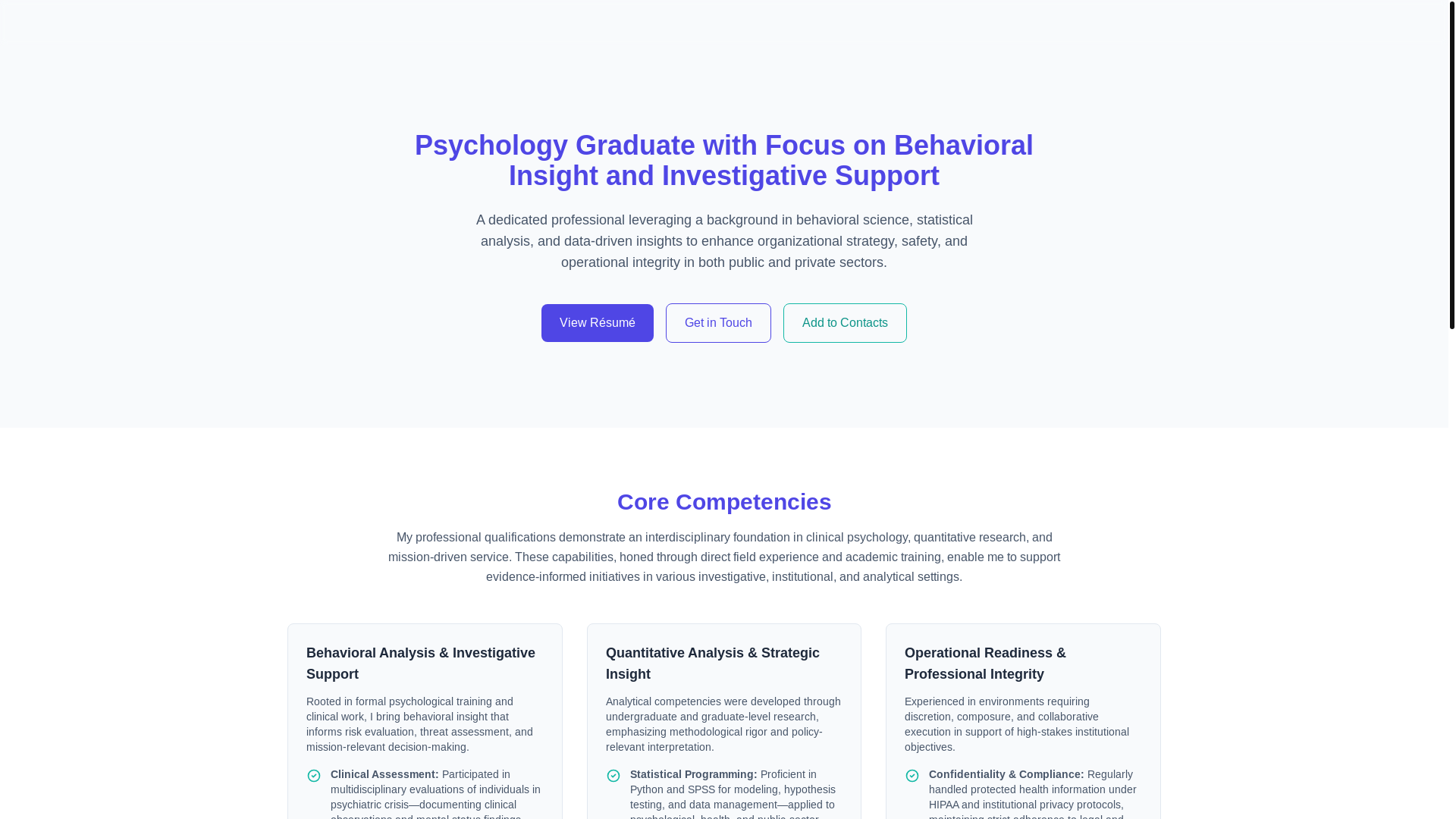 website screenshot of https://jgwalsh-career-profile.pages.dev/