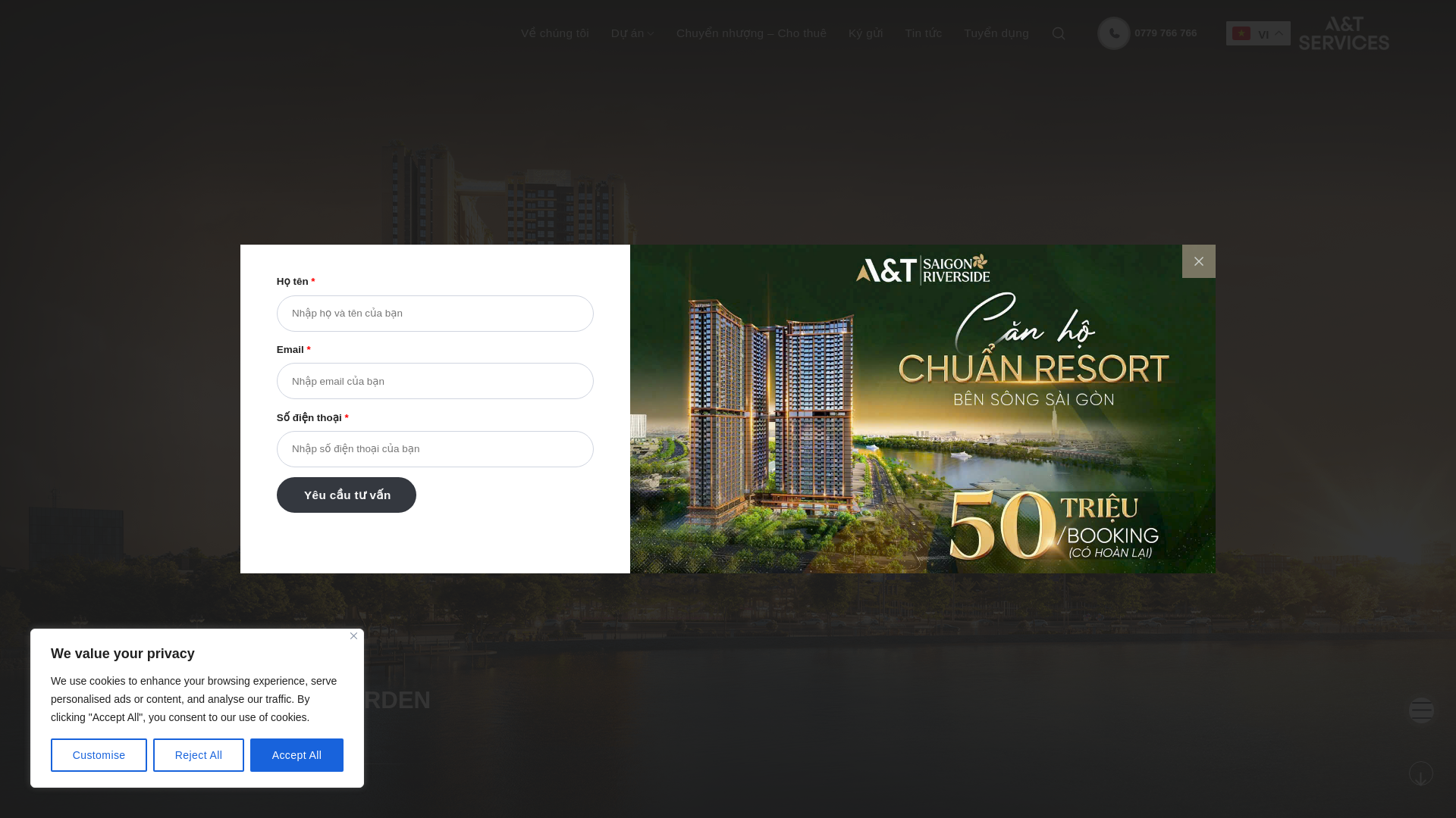 website screenshot of https://atservices.vn