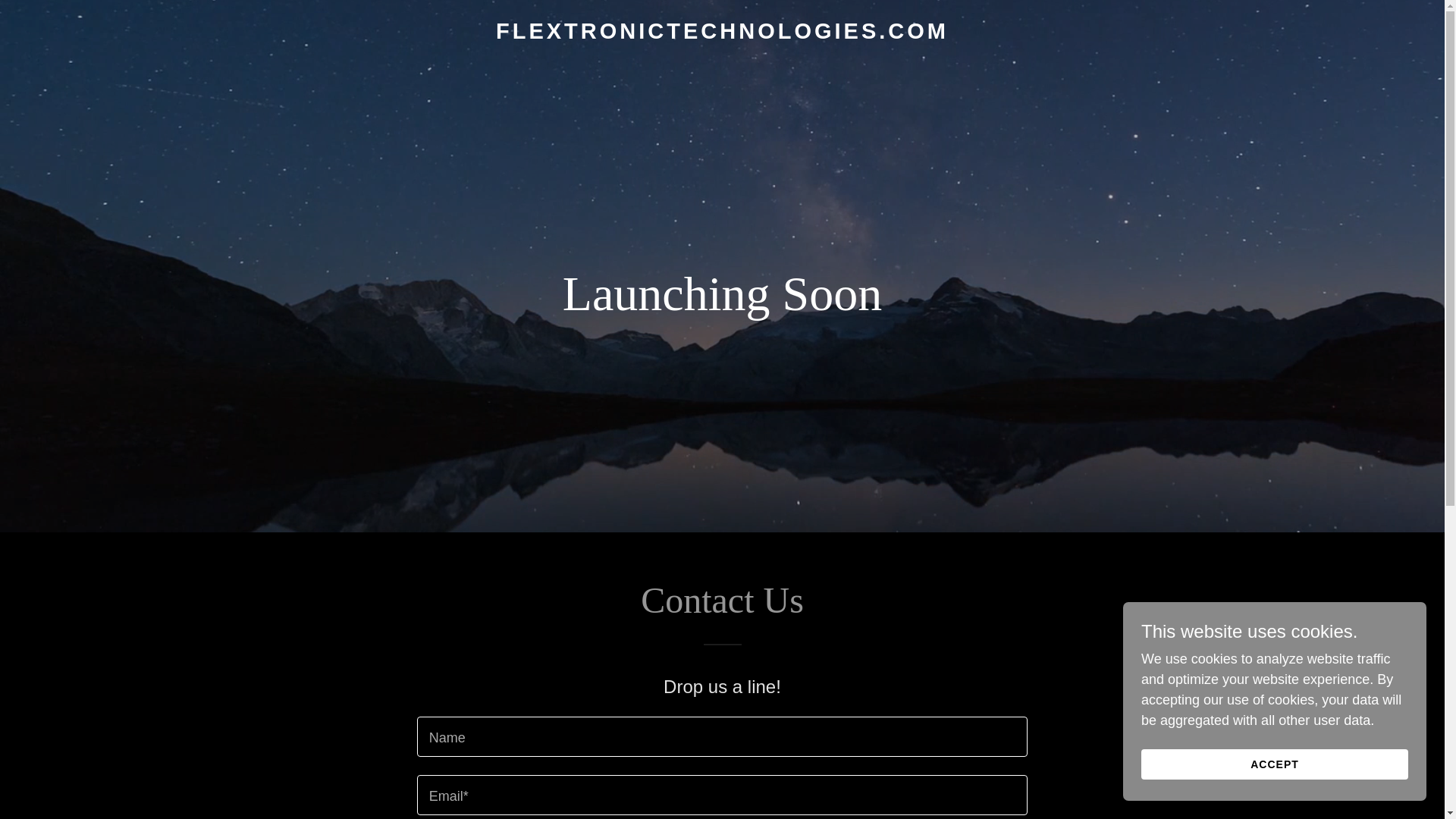 website screenshot of https://flextronictechnologies.com/