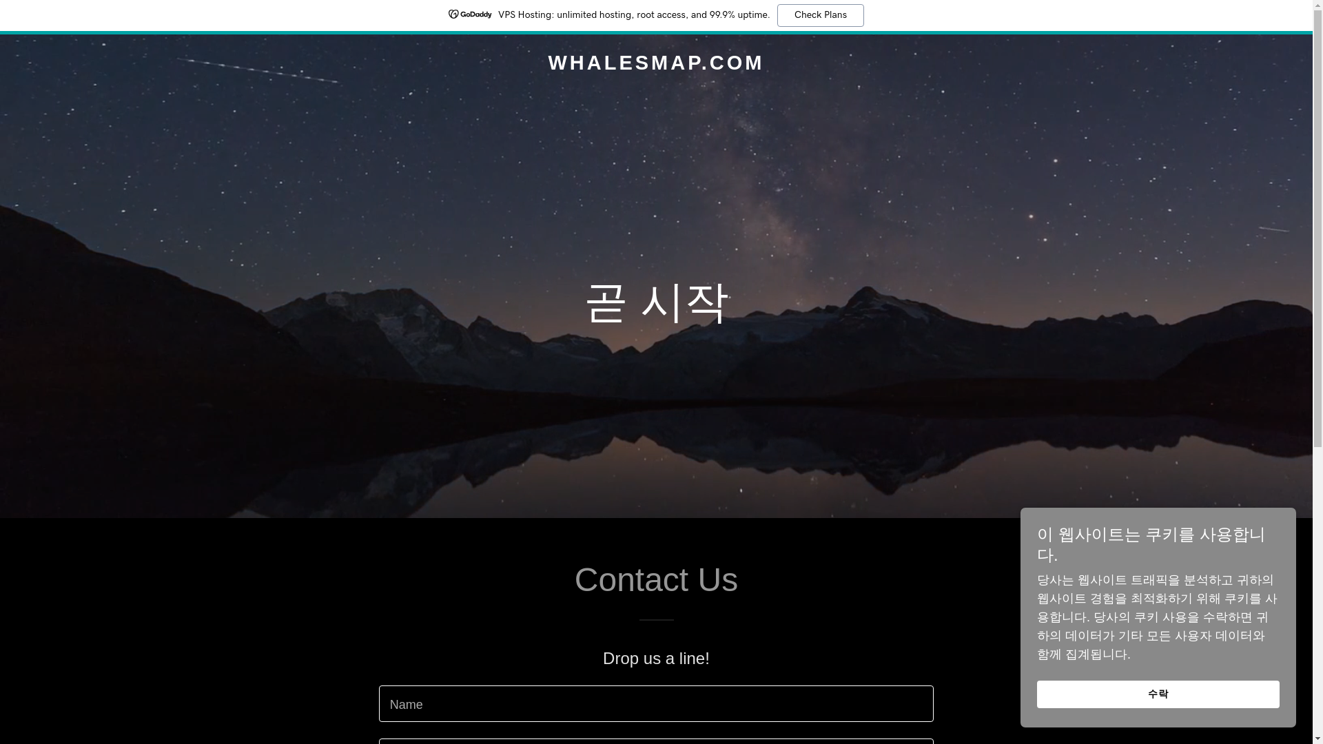website screenshot of https://whalesmap.com/