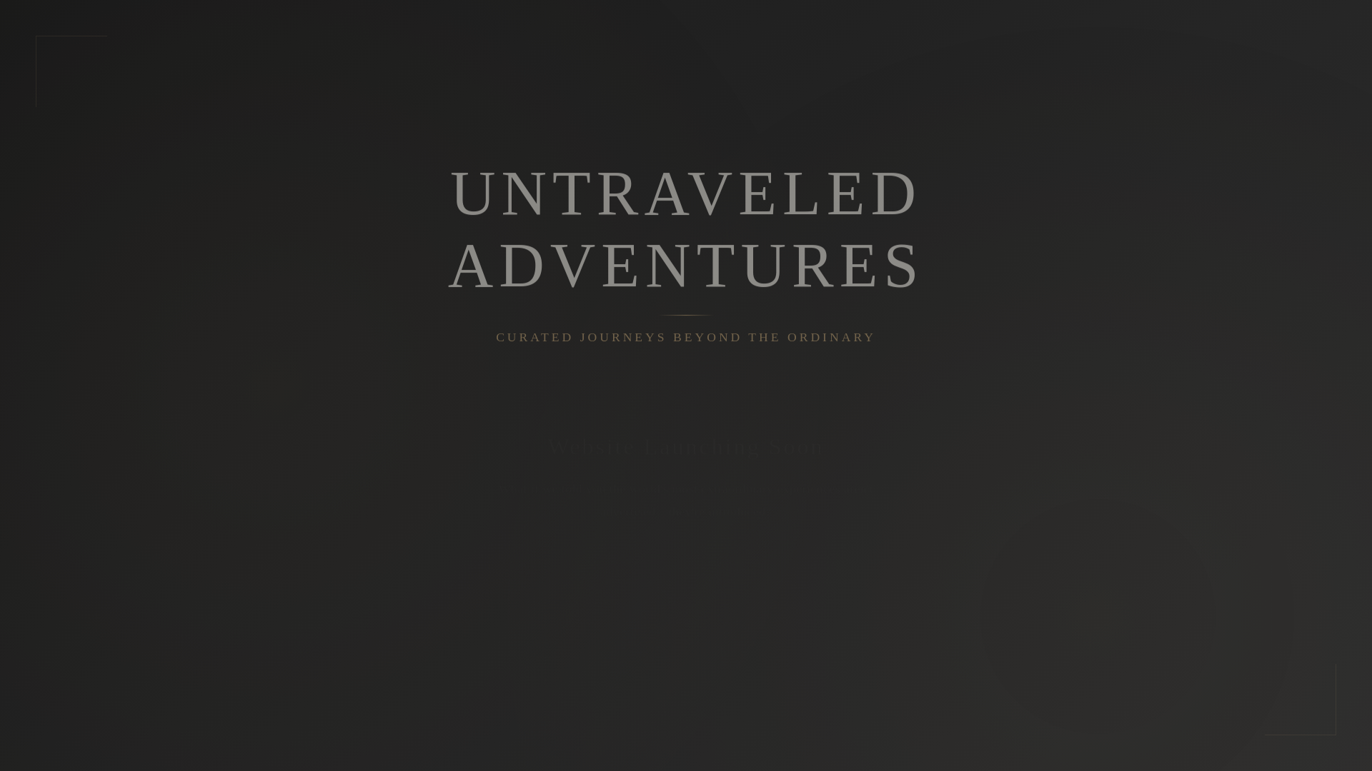 website screenshot of https://untraveled-website.pages.dev/