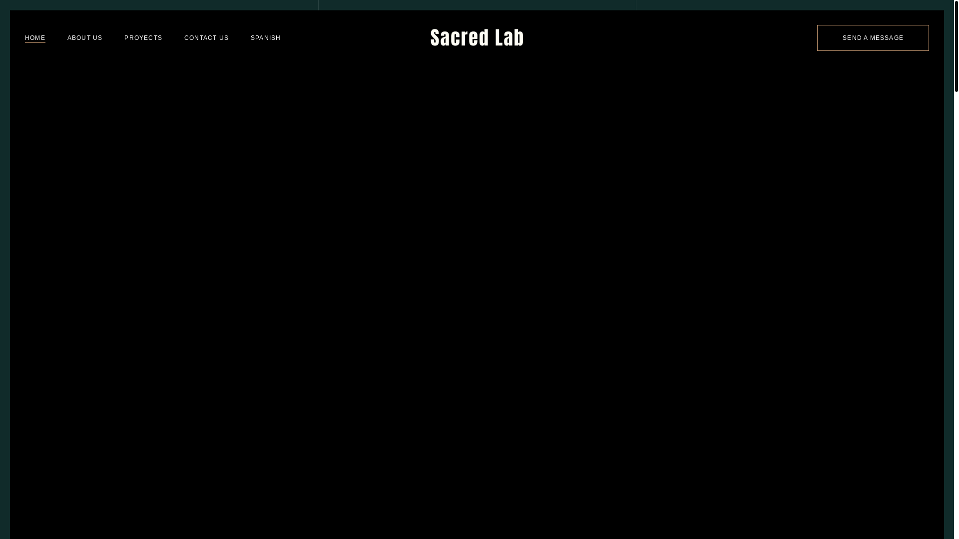 website screenshot of https://sacredlabagency.com/
