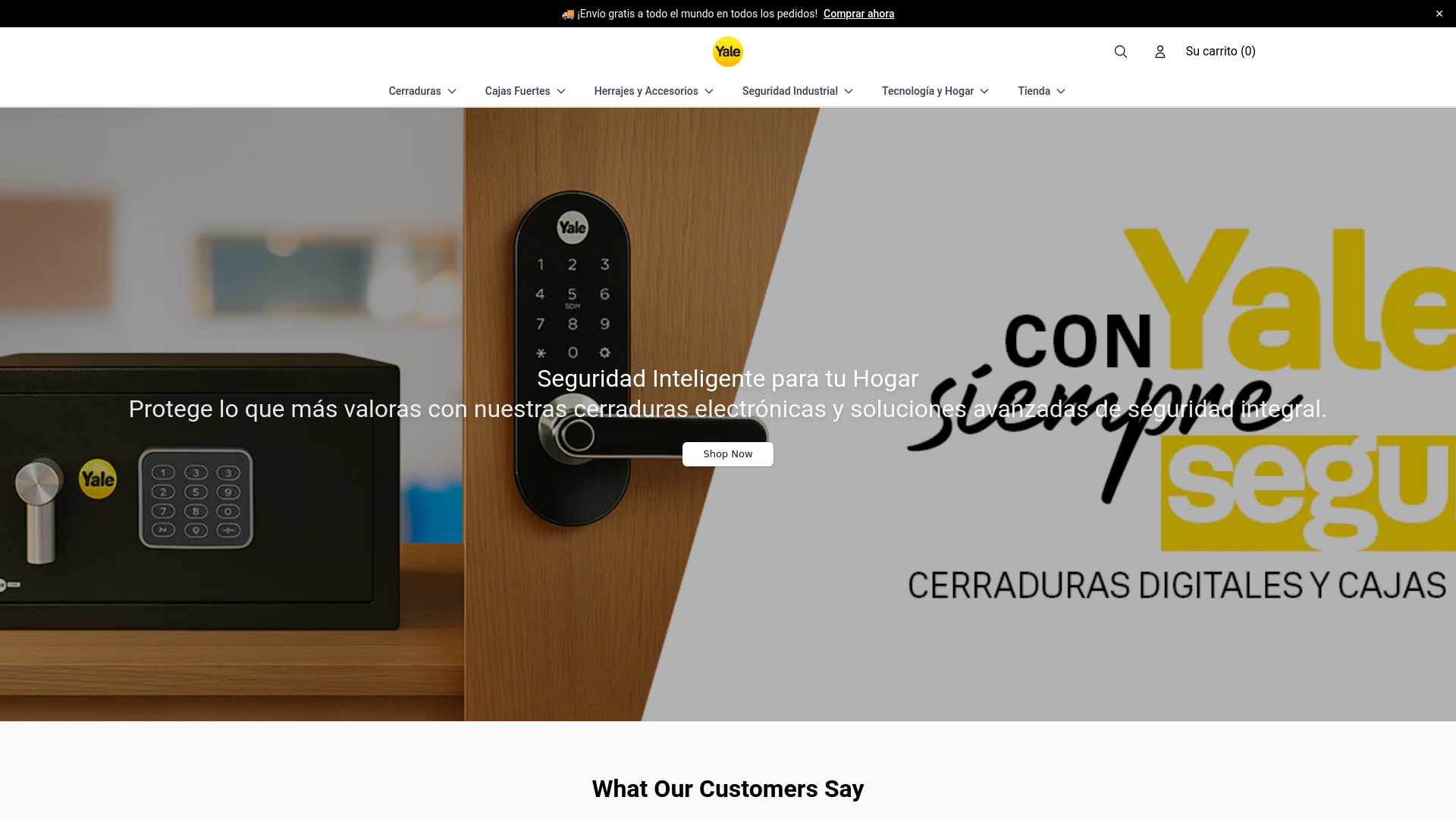 website screenshot of https://yaleperudirect.shop