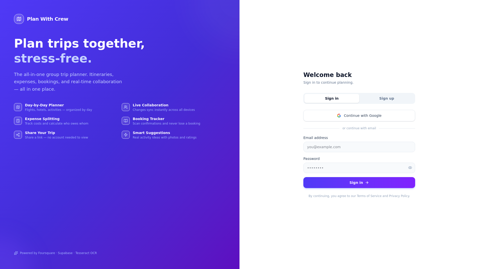 website screenshot of https://trip-planner-8iz.pages.dev/