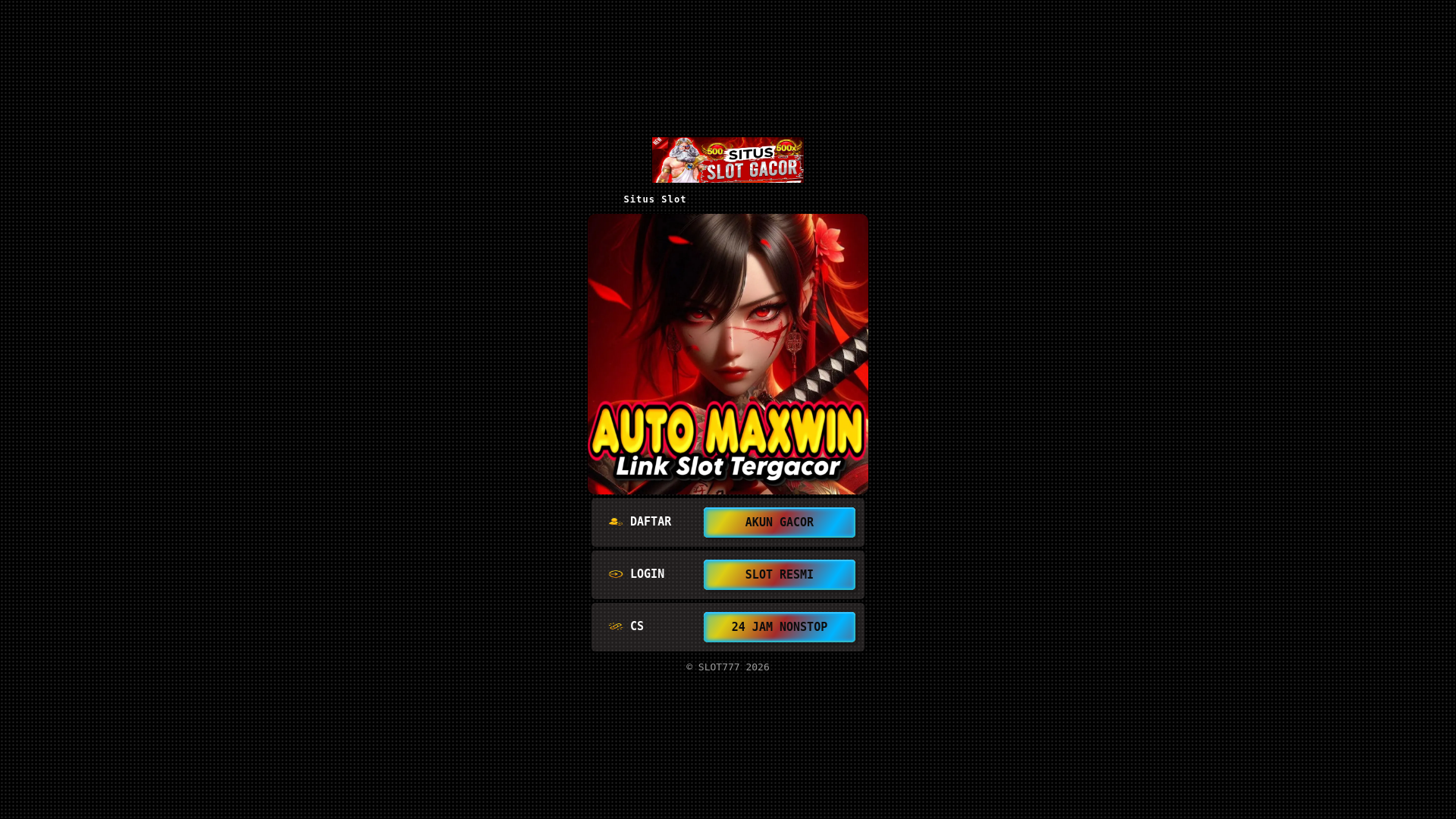 website screenshot of https://linkdaftarslot7771-aut.pages.dev/