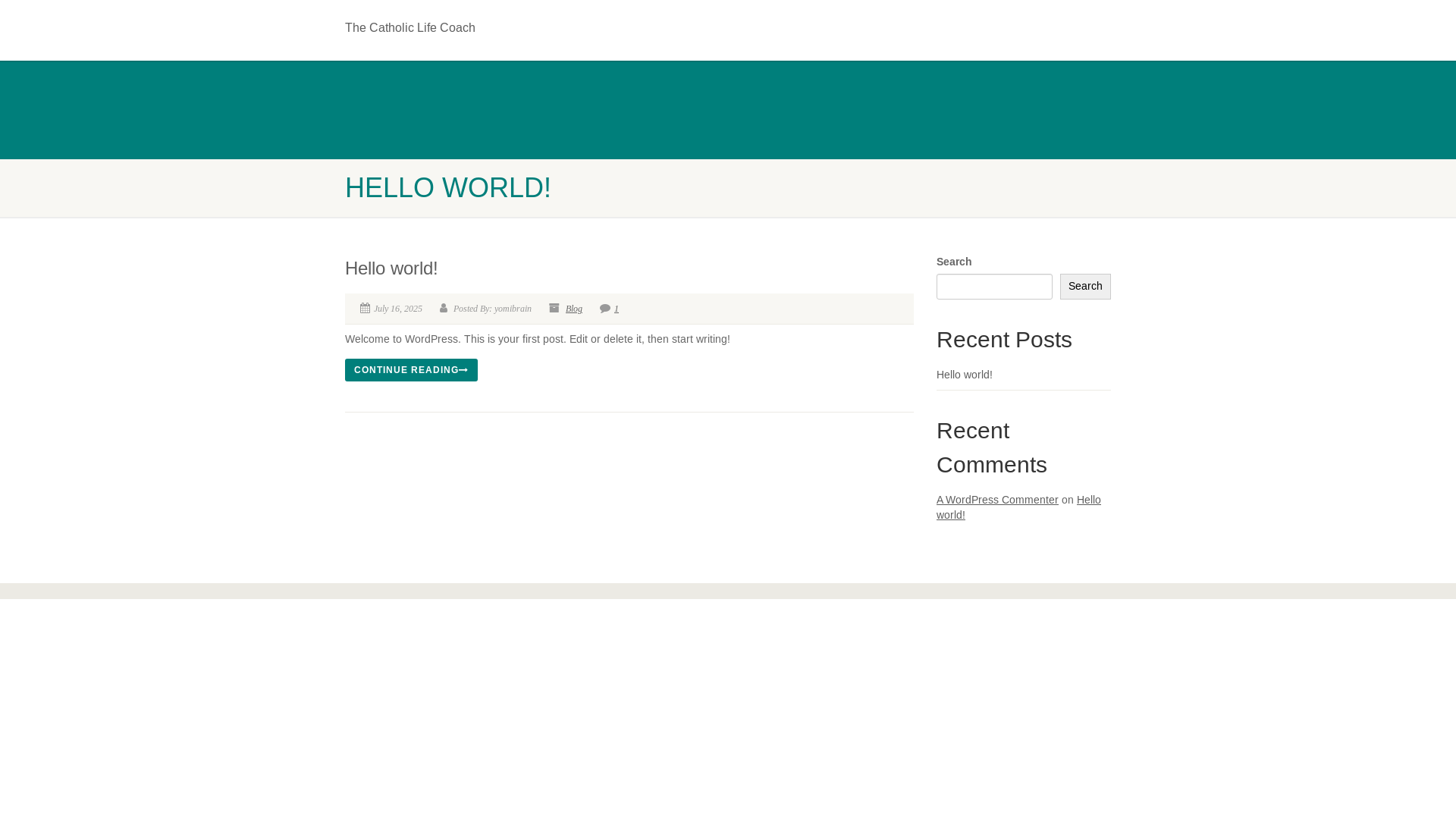 website screenshot of https://thecatholiclifecoach.online/