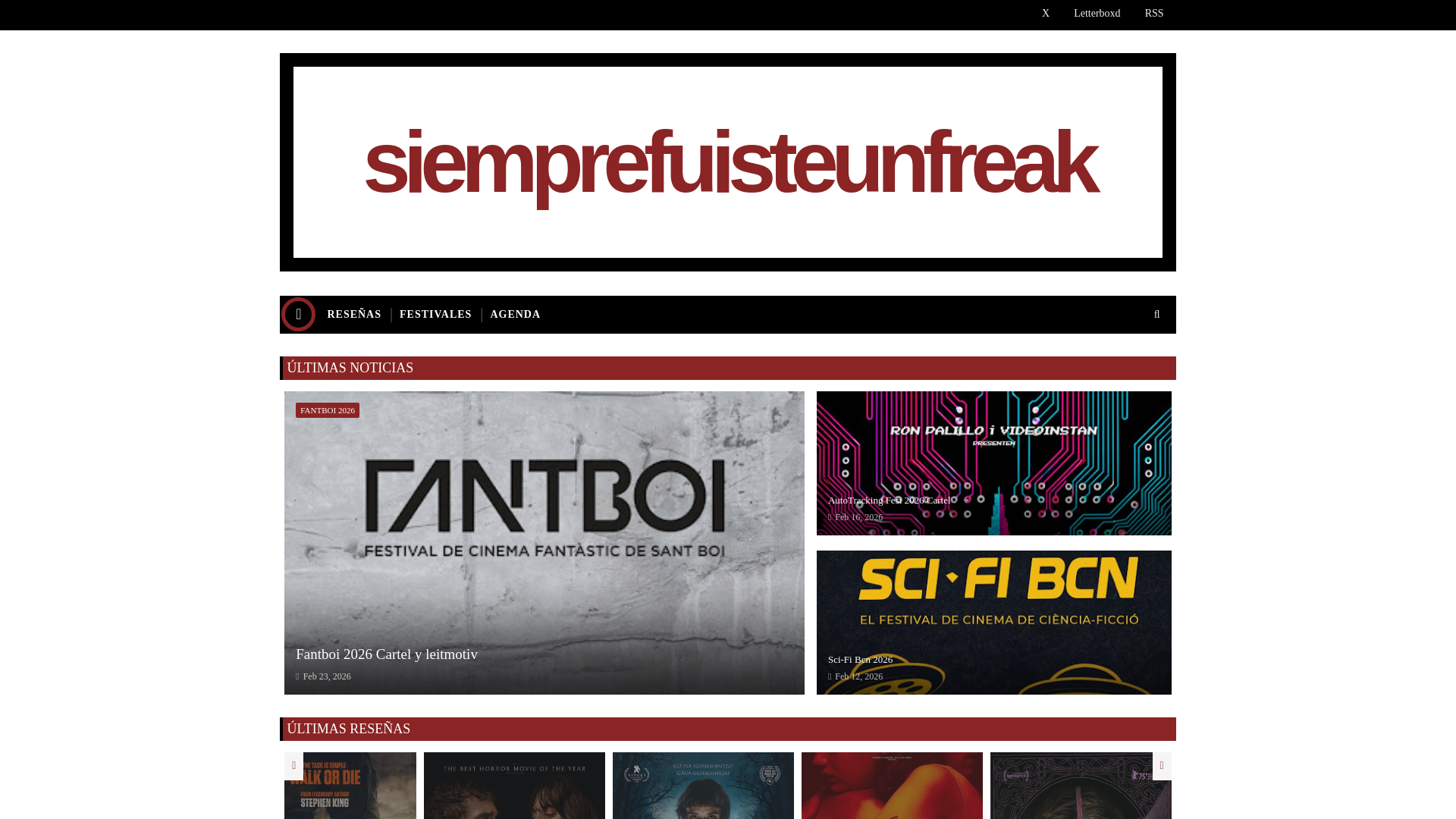 website screenshot of https://www.siemprefuisteunfreak.com/