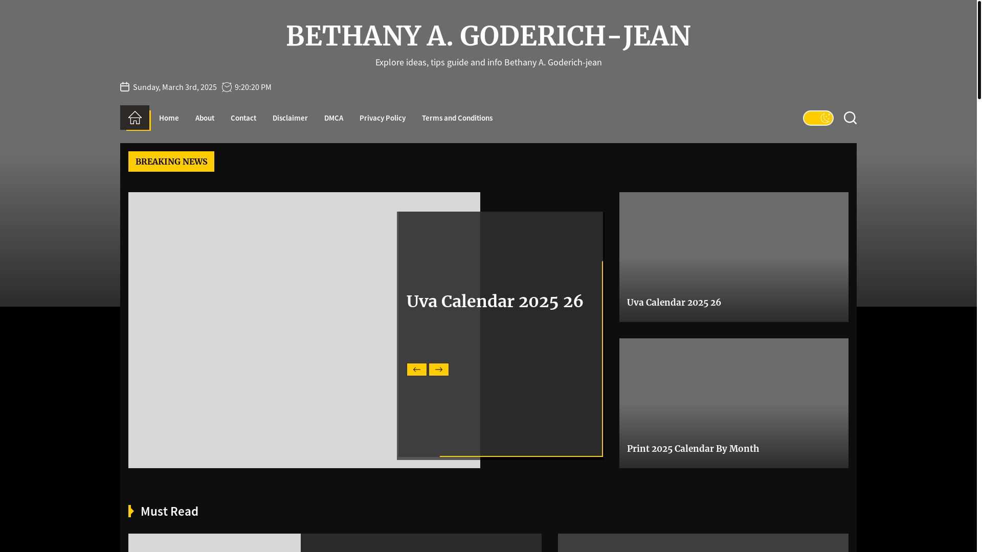 website screenshot of https://bethanyagoderich.pages.dev/