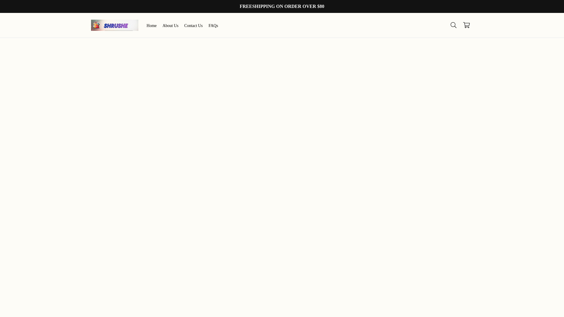 website screenshot of https://shrushe.com/