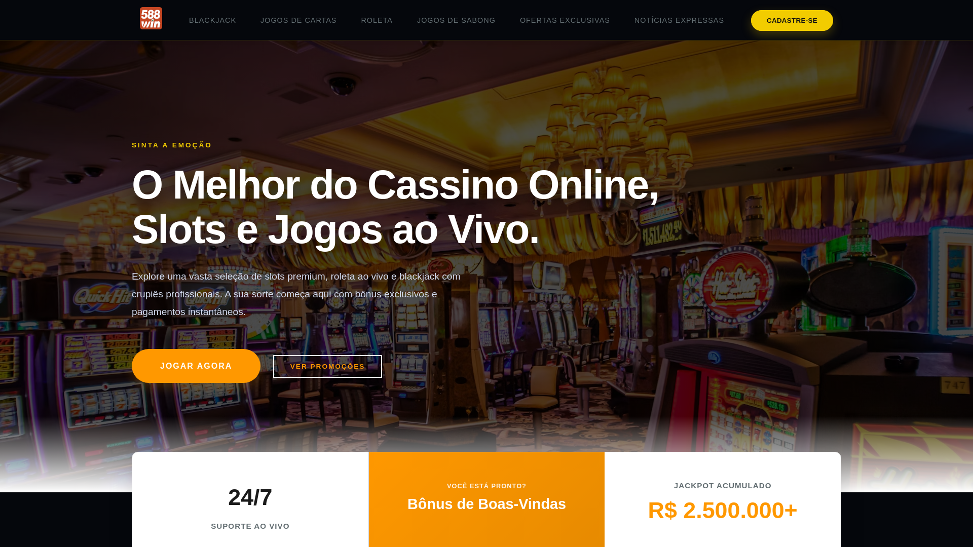 website screenshot of https://588winbets.com/