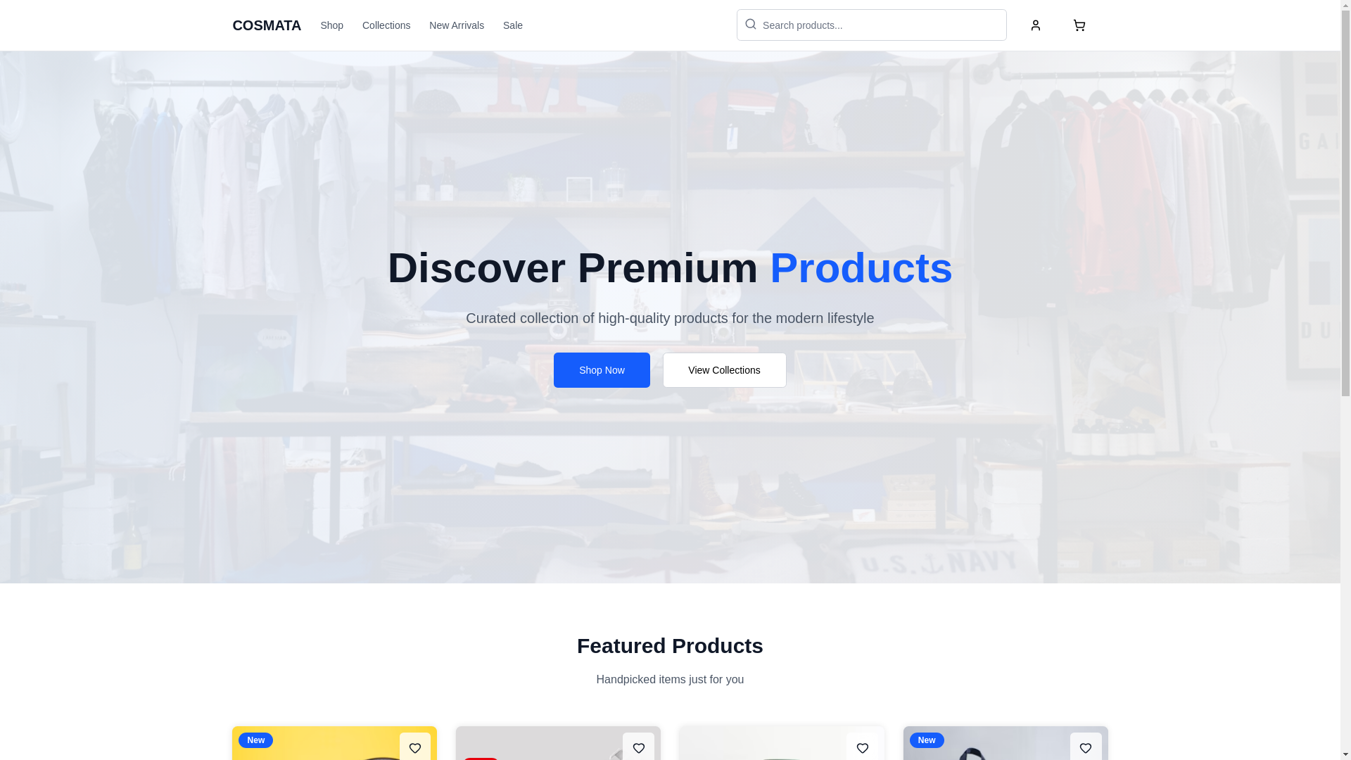 website screenshot of https://cosmata.pages.dev/
