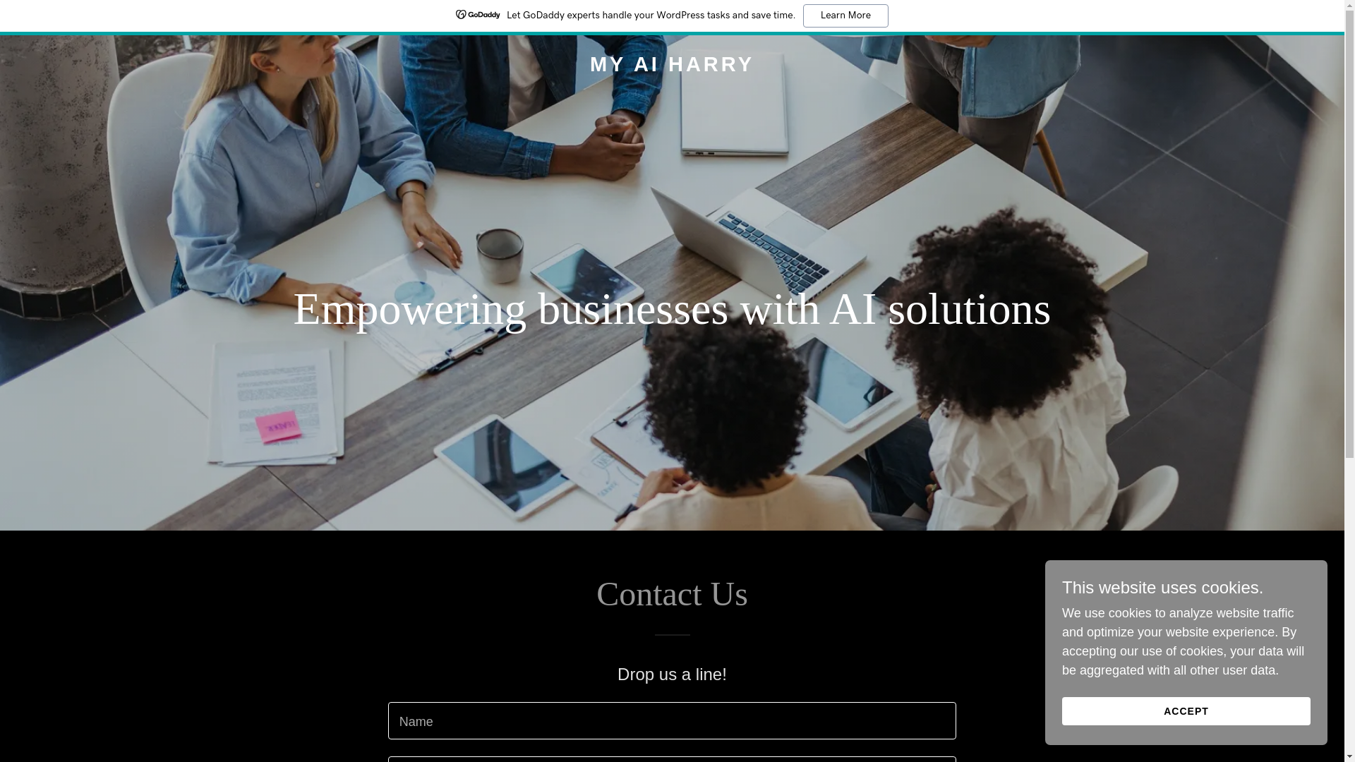 website screenshot of https://myaiharry.com/