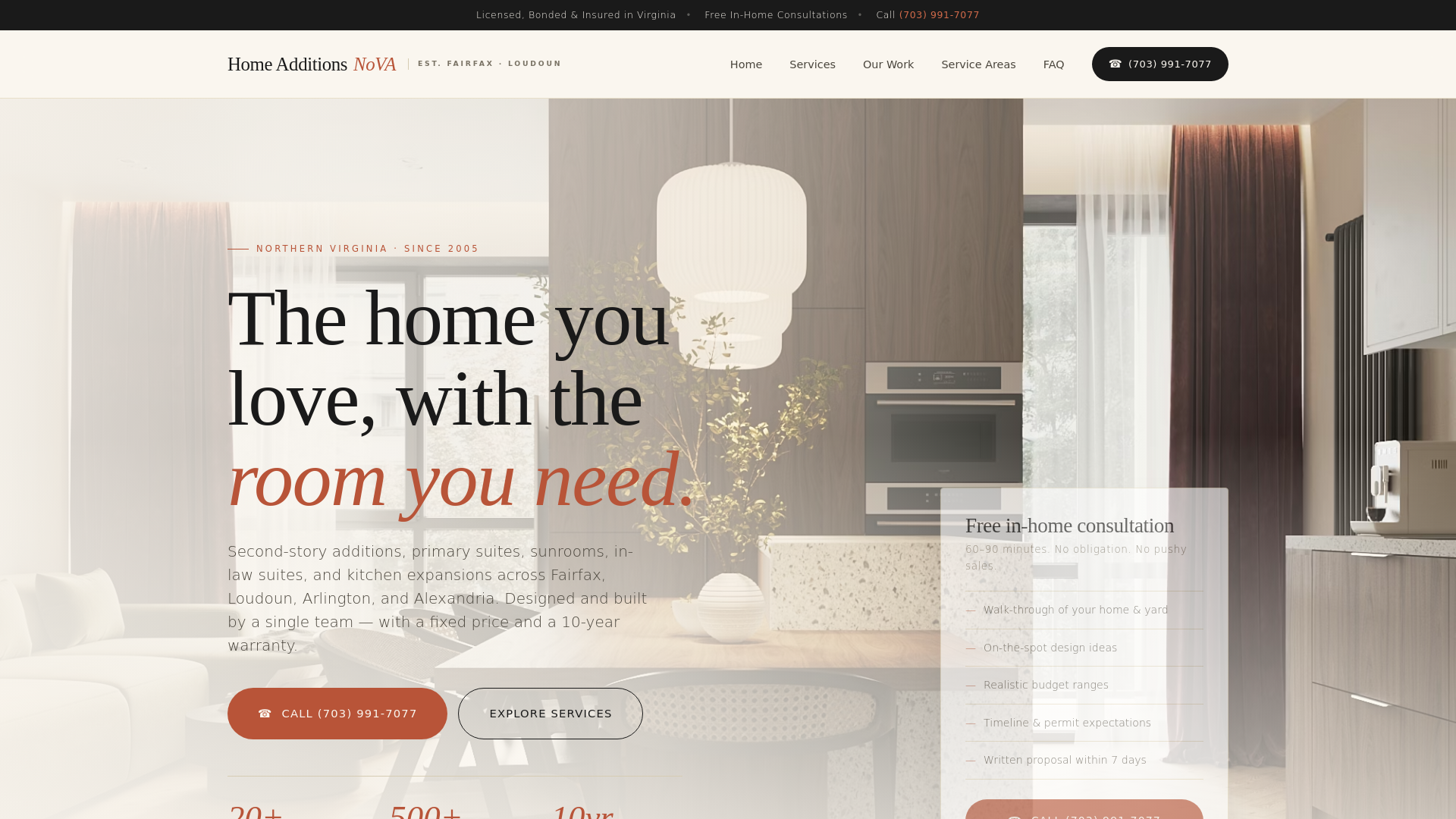 website screenshot of https://home-additions.pages.dev/