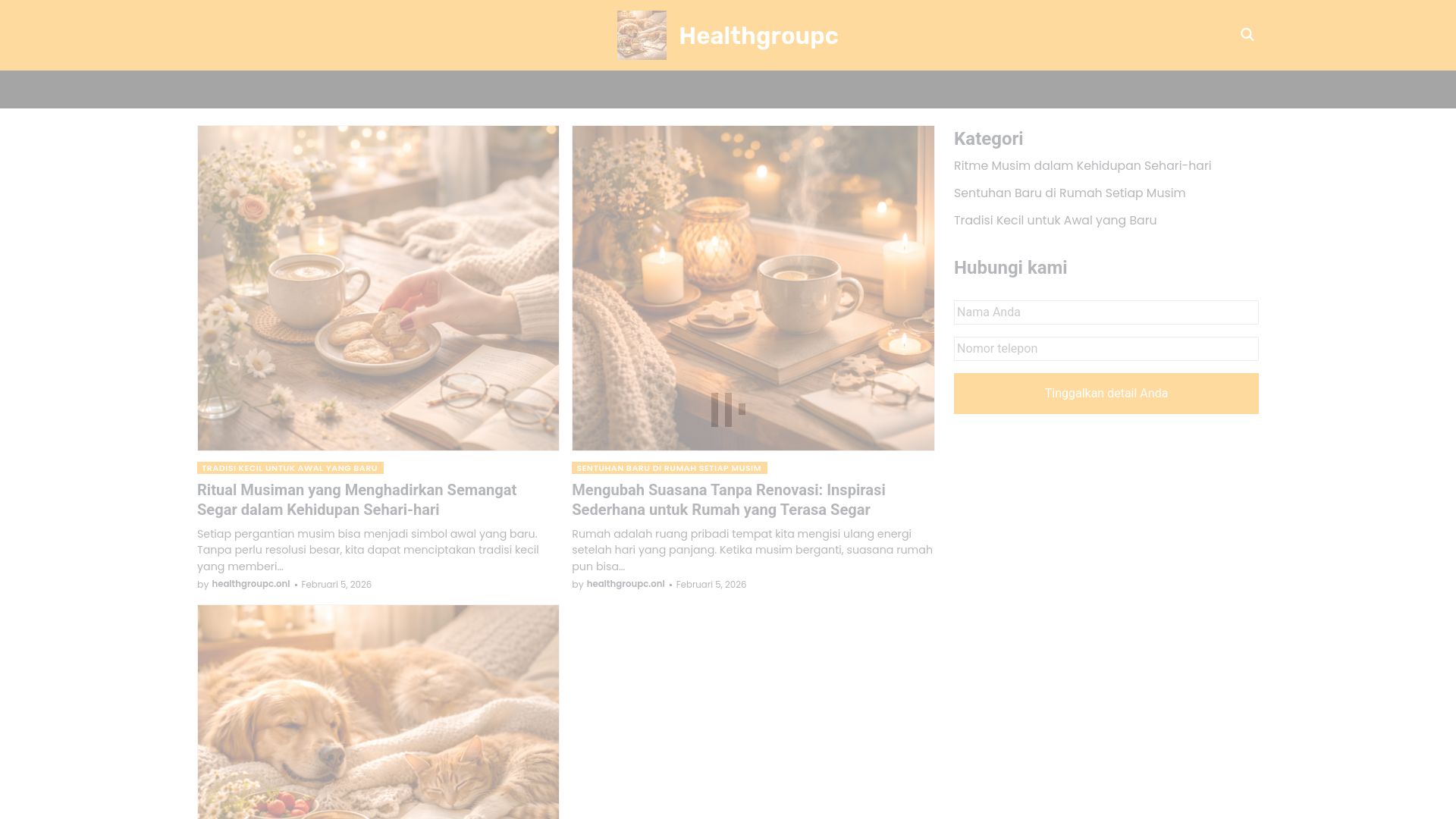 website screenshot of https://healthgroupc.onl/